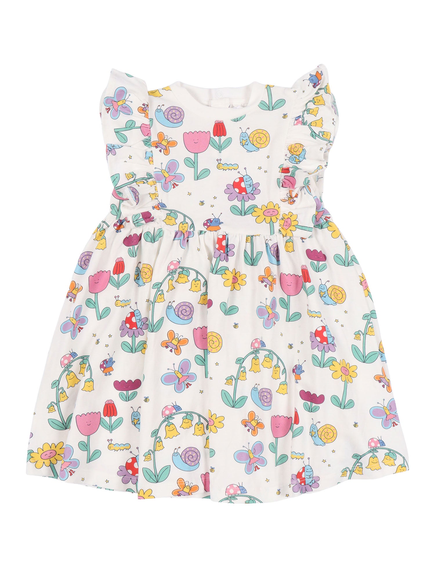 JERSEY DRESS White Cotton