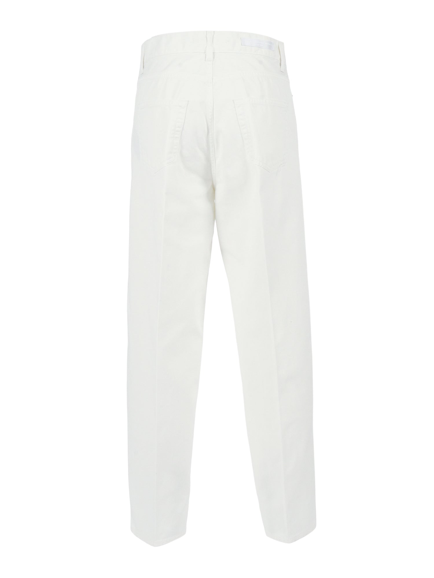 TROUSERS White Cotton Pant