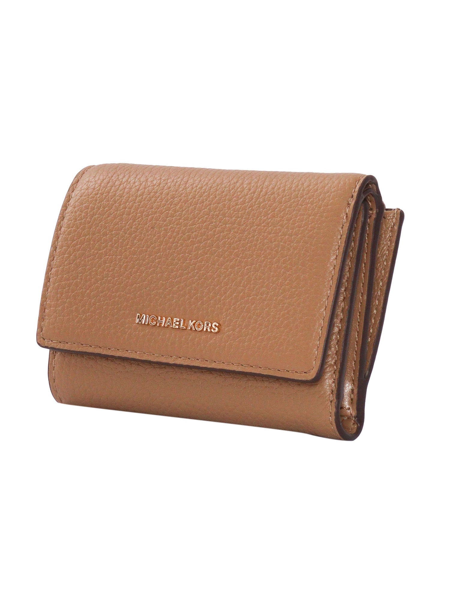 MD TRIFOLD WALLET Brown Cow Leather