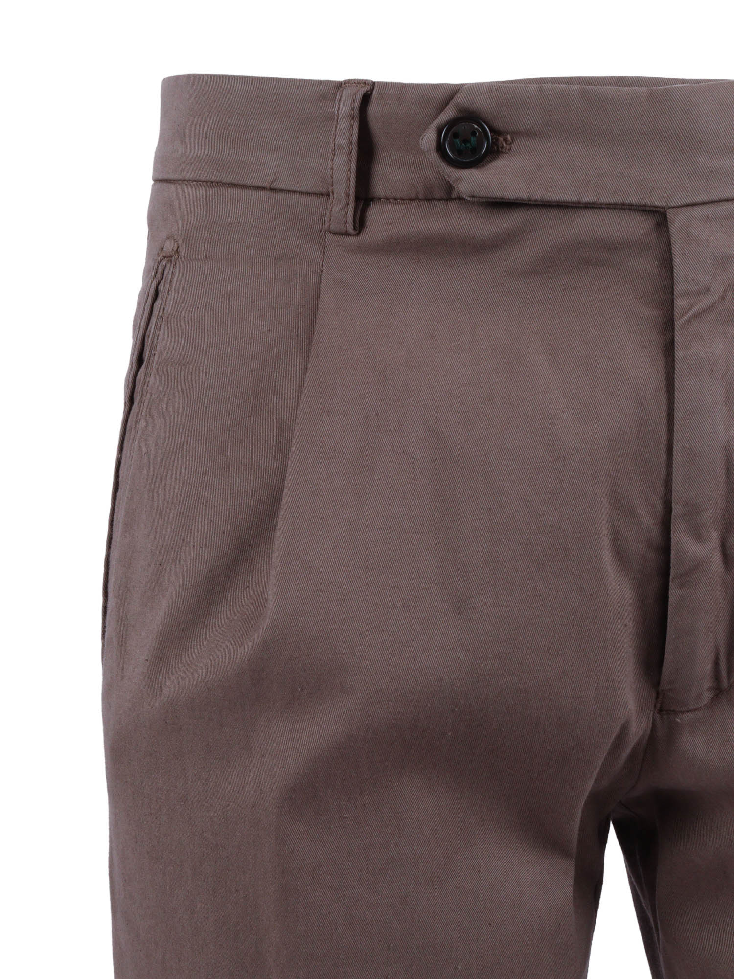 retrolong-GD pants Brown Lyocell Cotton Elastane