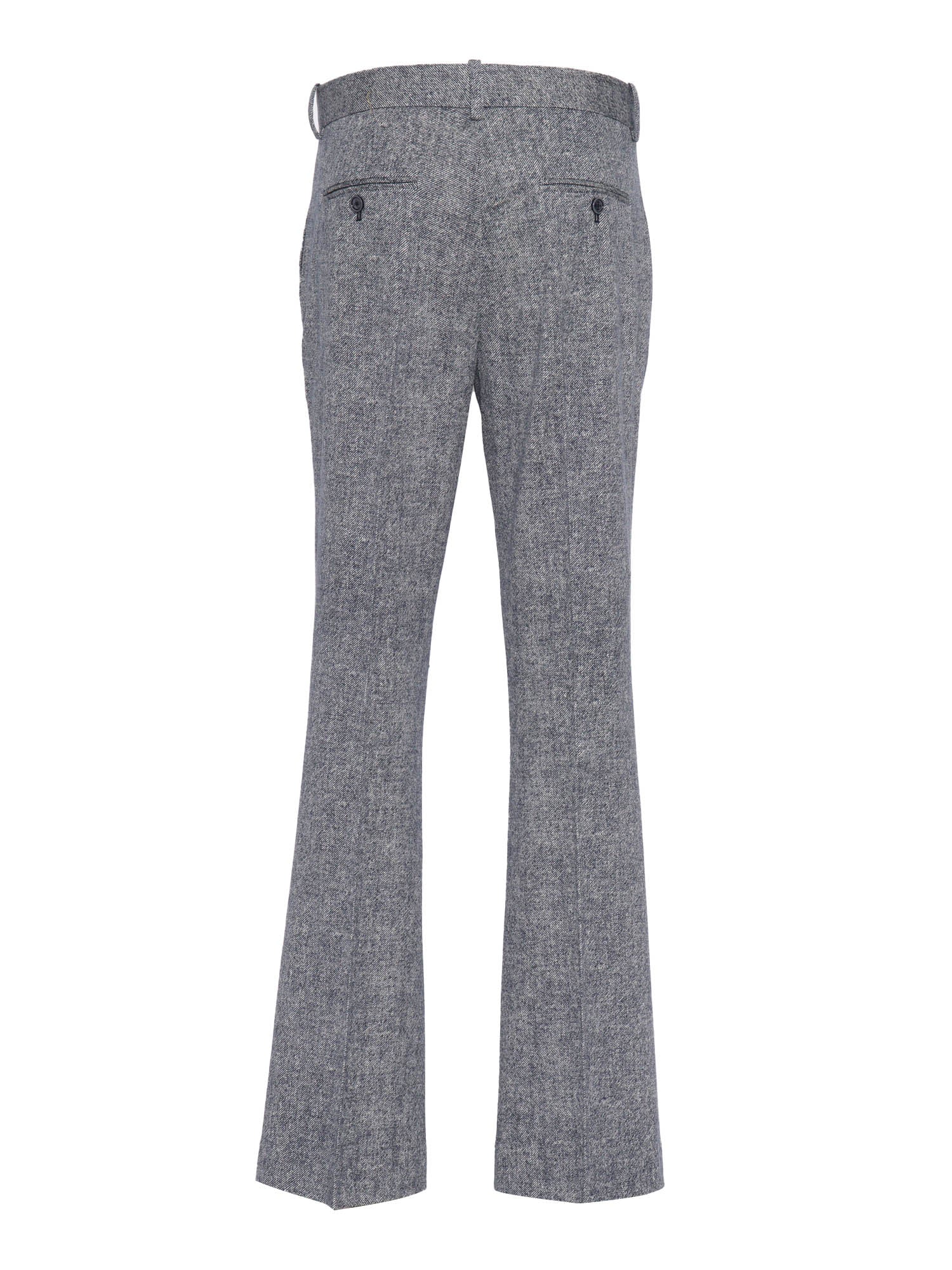 FLARED PIQUET PANTS Multicolor