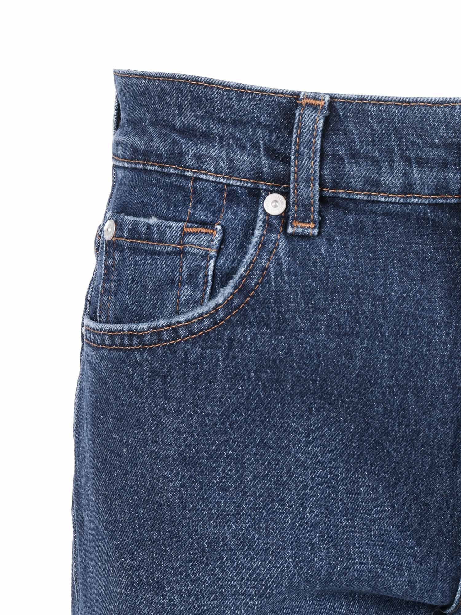 TESS TROUSER Radar Blue Cotton Elastane Jean