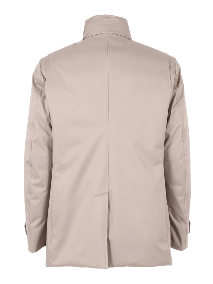 Reis-Ads Jacket Grey Polyester Polyurethane Coat