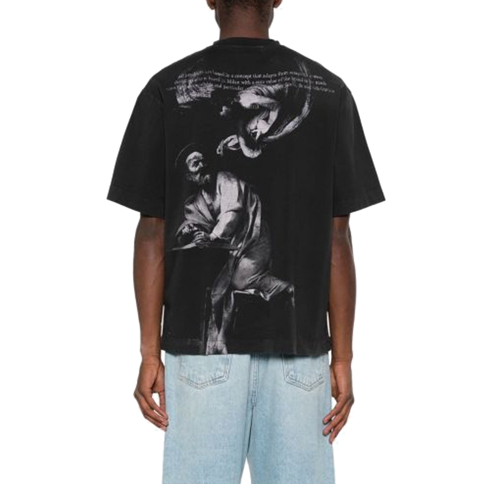Off White S.matthew Skate Logo-Print T-Shirt Black Cotton