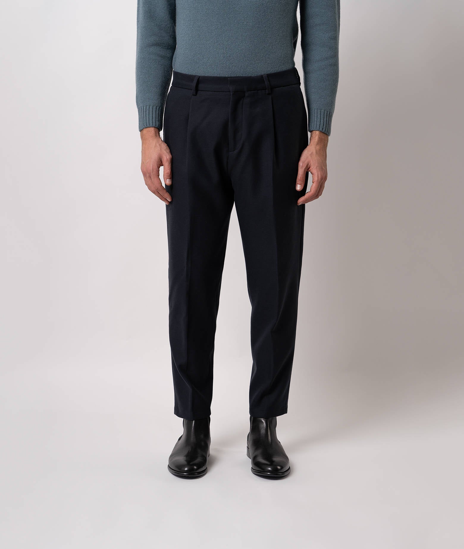 Cotton Trousers Zermatt Midnightblue Sportswear