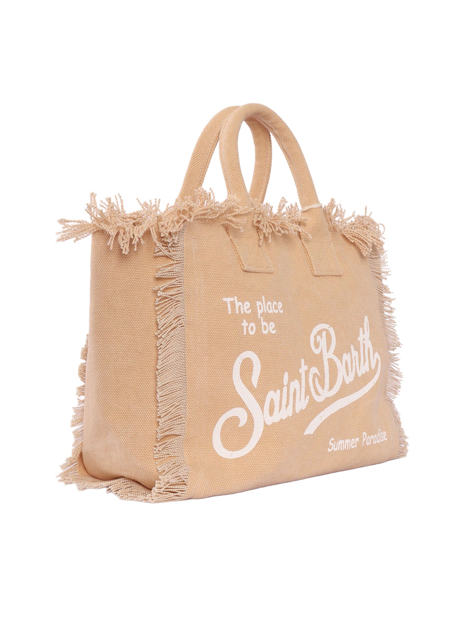 Colette-11 Beige Cotton Handbag
