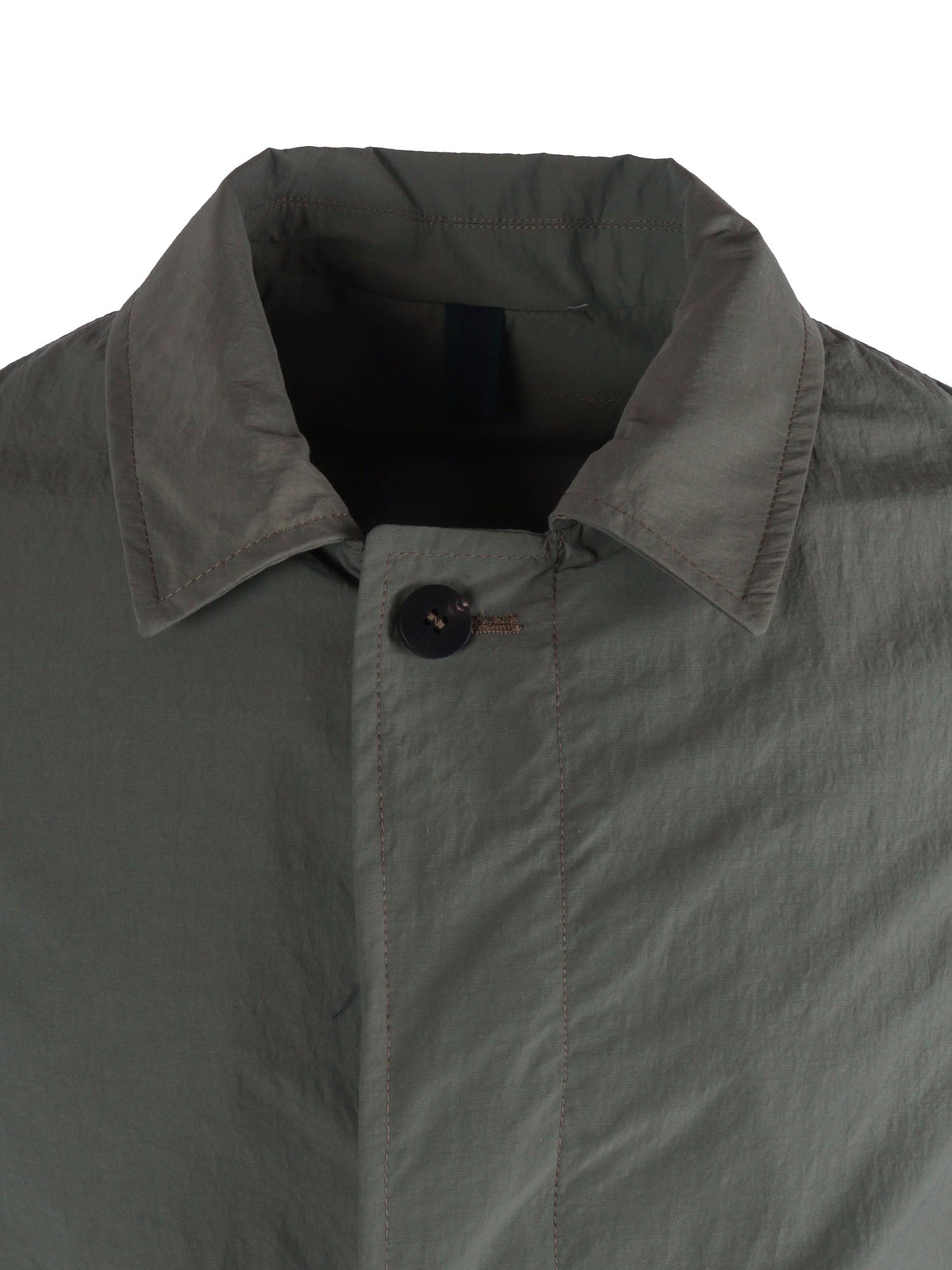 Rain - Bl Green Polyamide Cotton Jacket