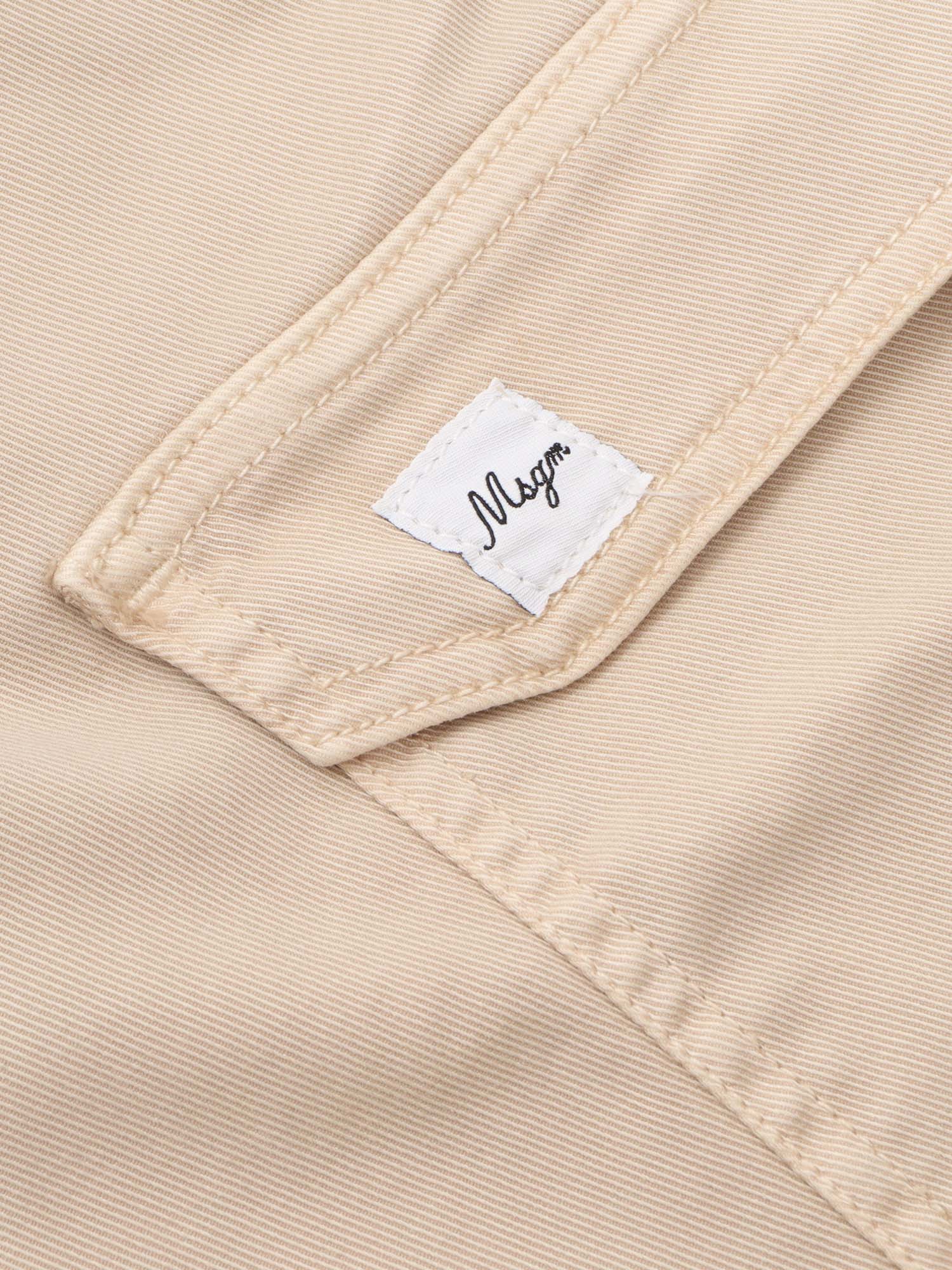 LYOCELL BULL BERMUDA GIRL Beige Cotton Elastane Short
