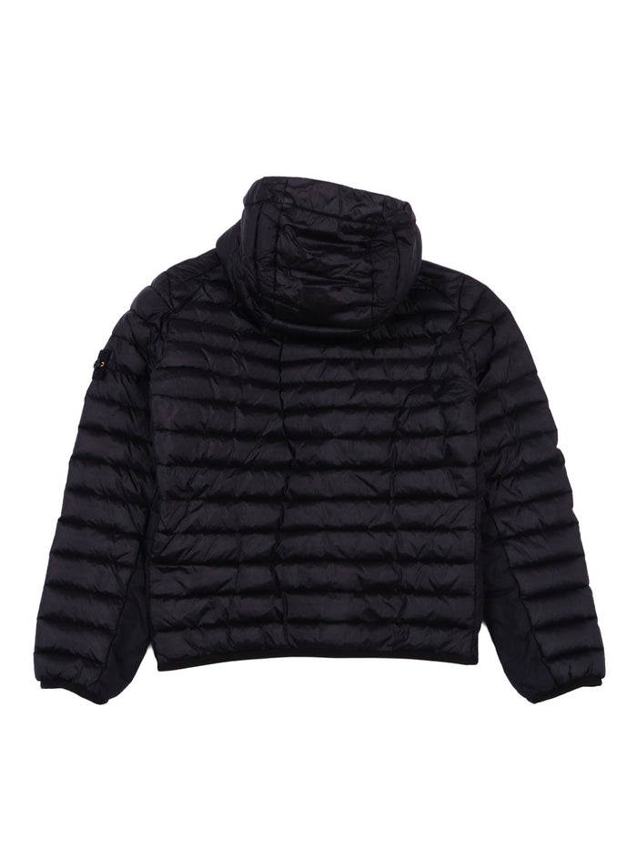 Down Jacket Black Short Puffer