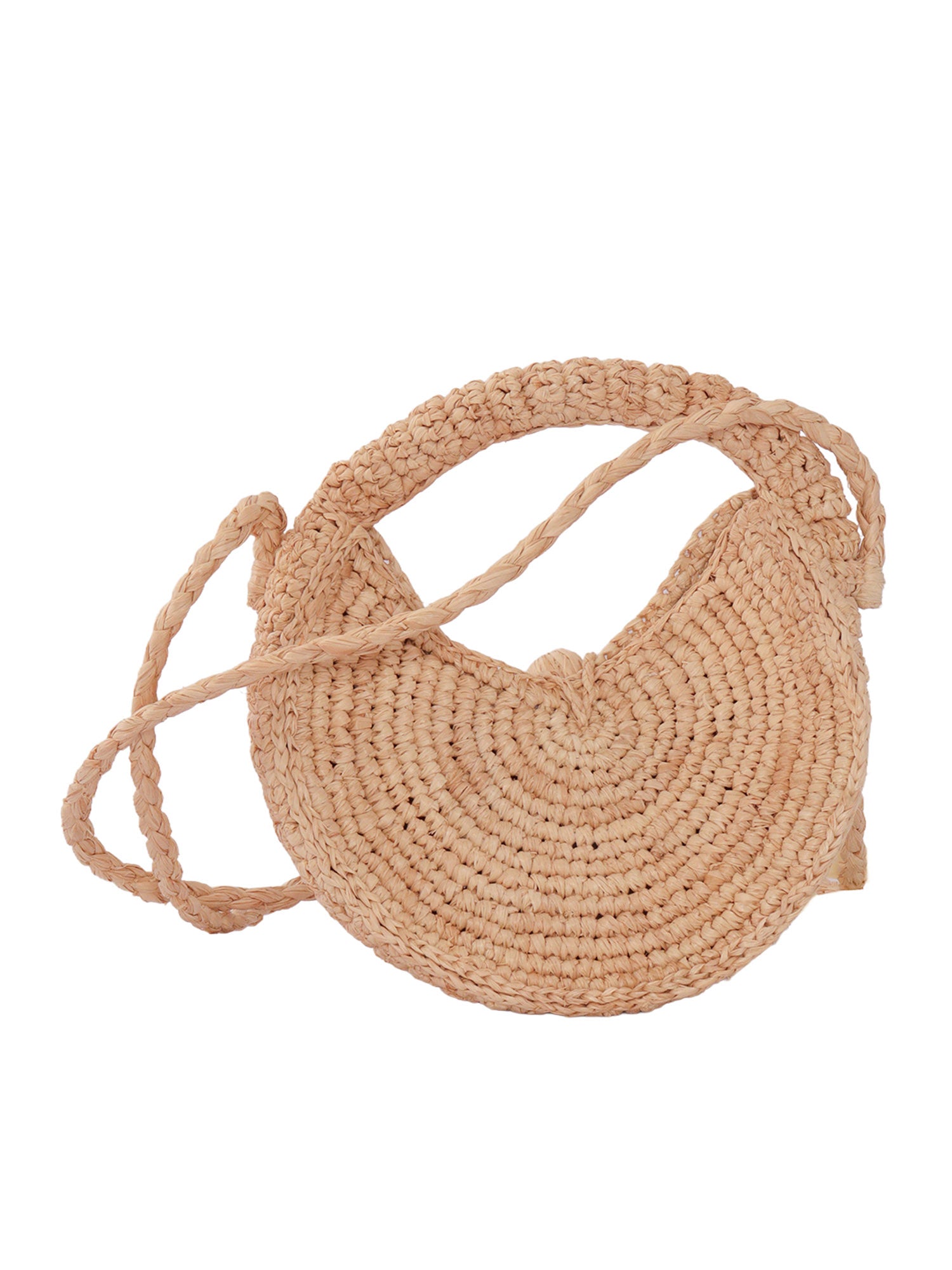 LOULOU BAG Beige Raffia Handbag