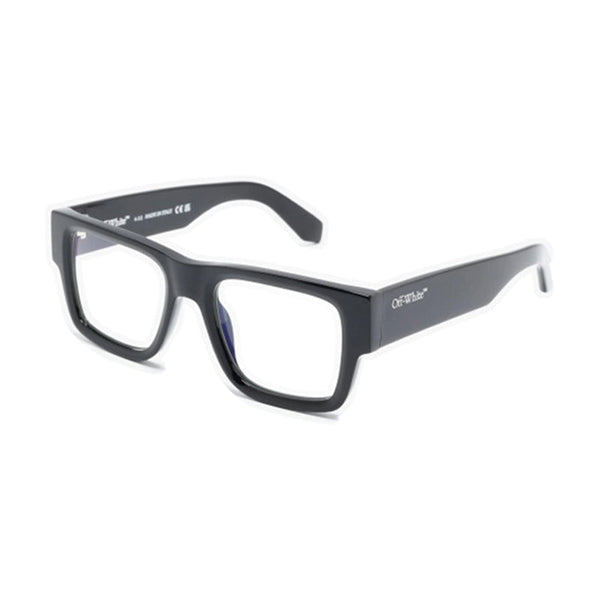 Off-White Eyeglasses Square Full Rim, Black Frame And Clear Blue Light Block Lens Oerj040style401000 Sunglasses