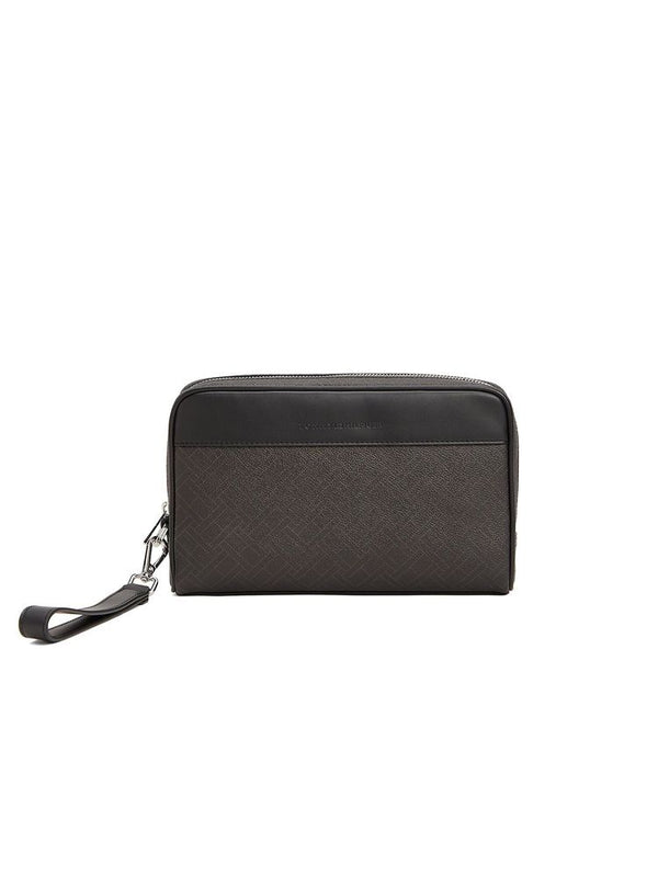 Tommy Hilfiger Pouch Black Polyurethane Bags / Pouches
