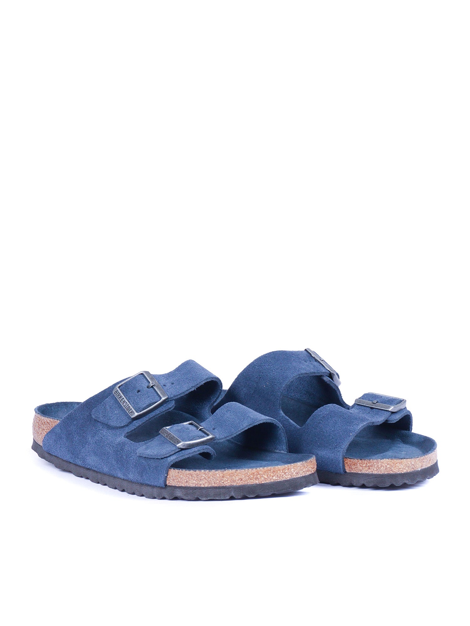 Arizona Sfb New Navy Tonal, Suede Leather Blue Sole In Eva Sandal