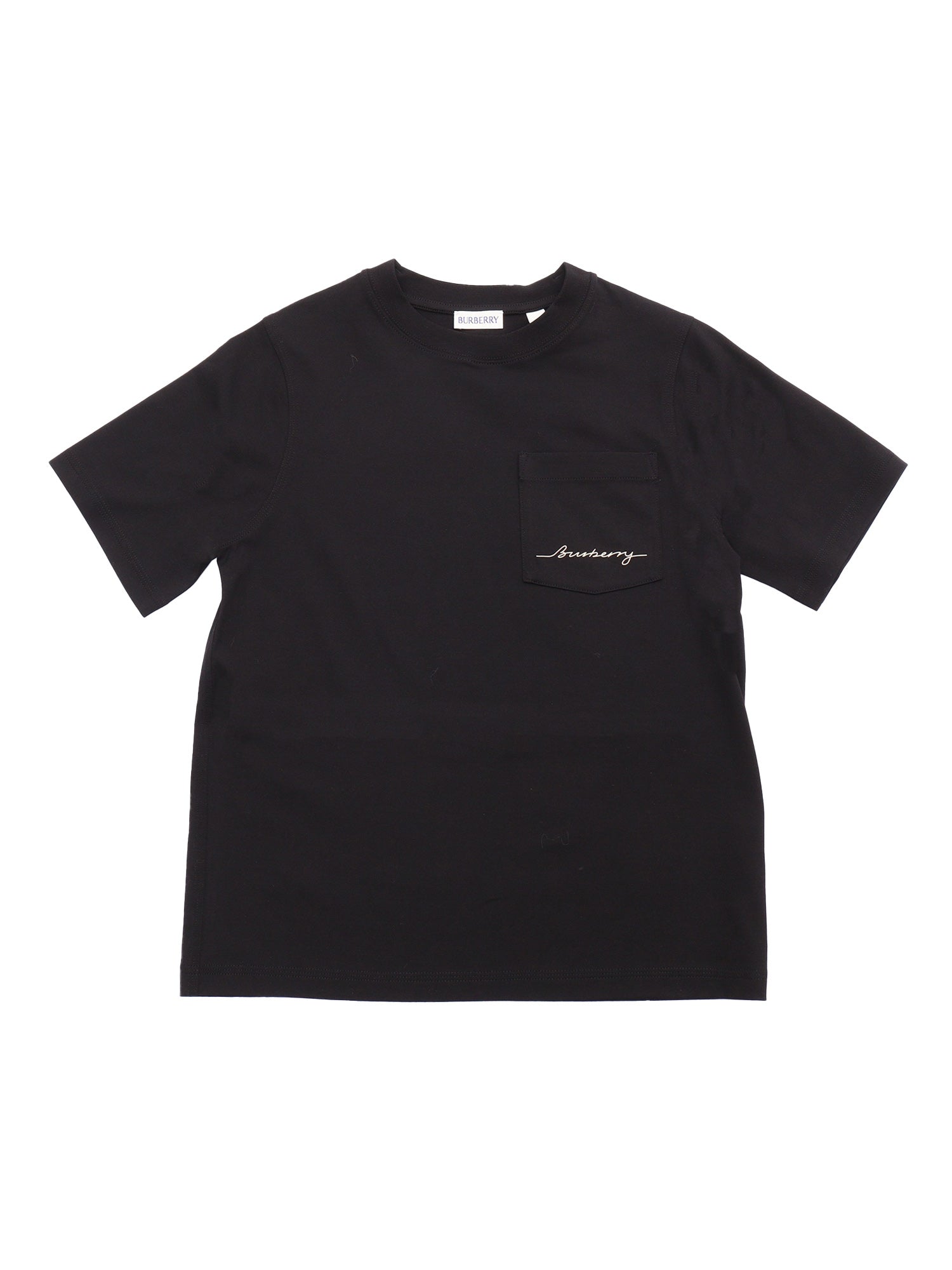 KID BOY T-SHIRTS Black Cotton Short Sleeves T-shirt
