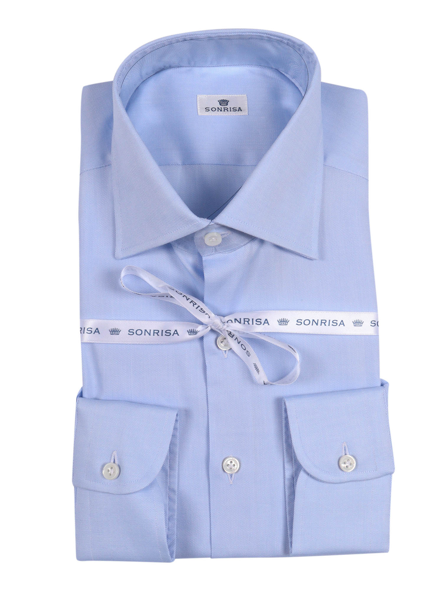 Mens Shirt Light Blue Cotton