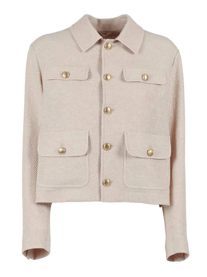 CROPPED JACKET LI-CO Beige