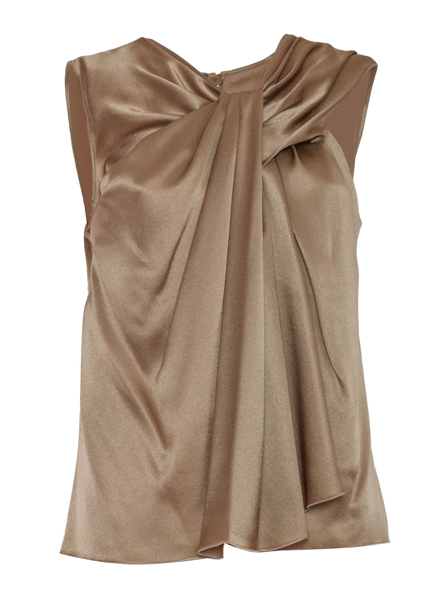 Top Beige Acrylic Silk