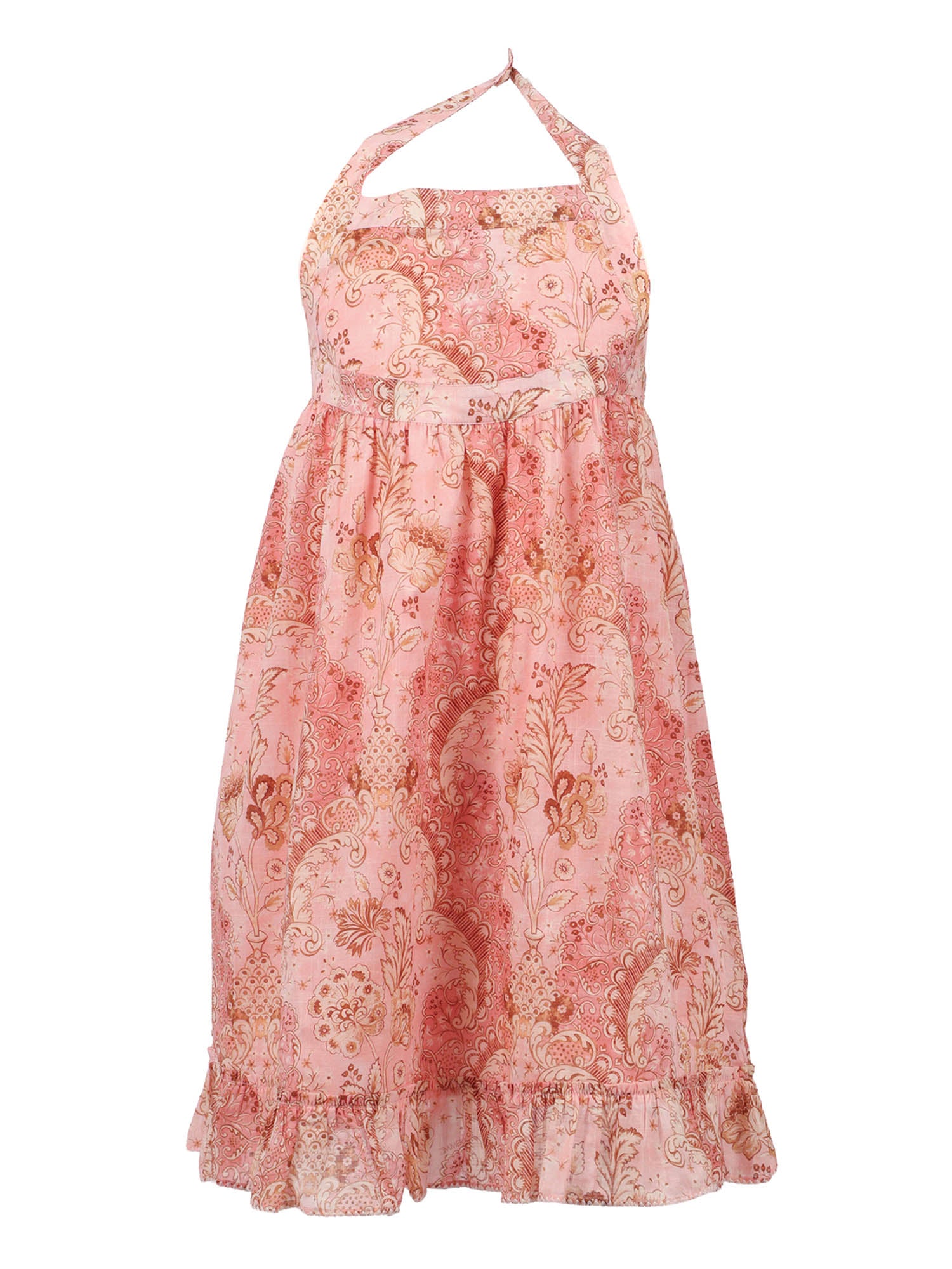 Daylight Kids Halter Dress Pink Cotton Lining