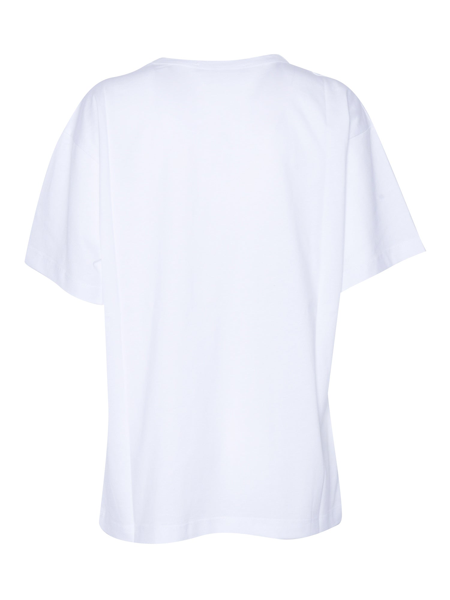 White t-shirt with logo Cotton Short Sleeves