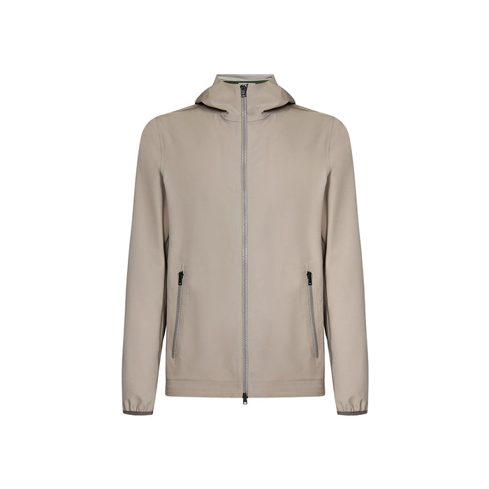 Herno Lightweight Jacket Beige Elastane Polyamide