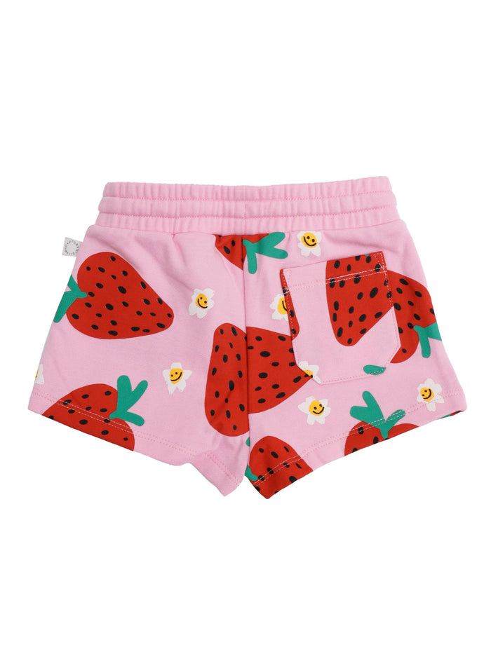 JERSEY SHORTS Pink Cotton