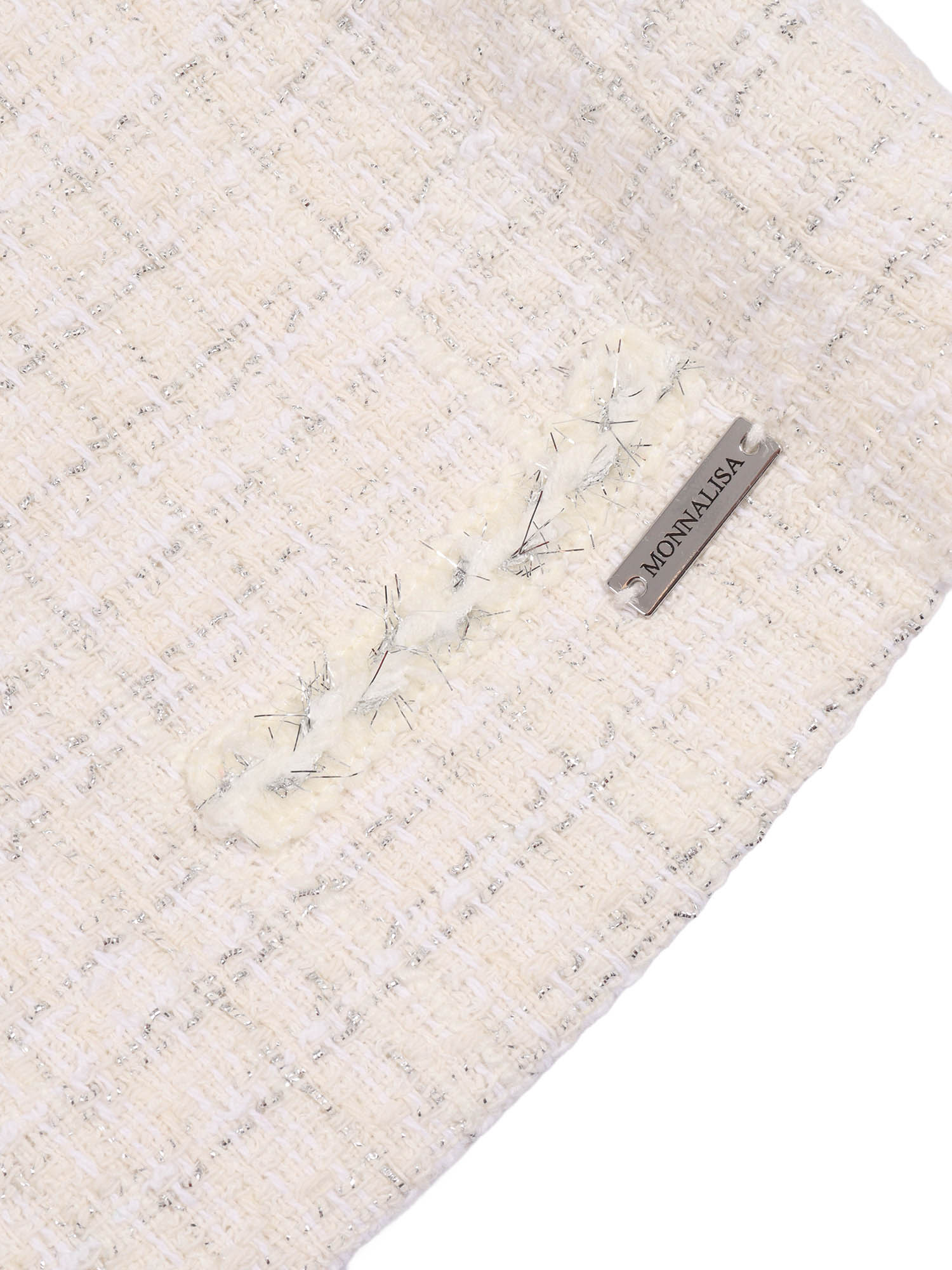 BON TON M�LANGE BOUCL� TOP Panna