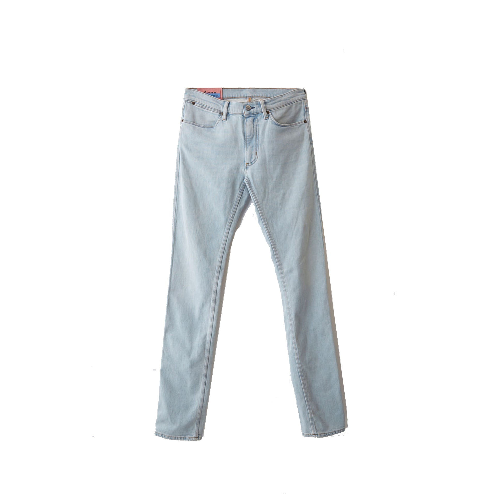 Acne Studios Blå Konst Denim Jeans Blue Cotton Elastane