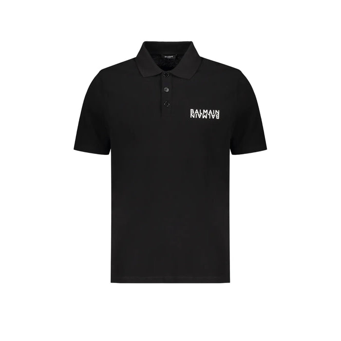 Cotton Polo Shirt Black