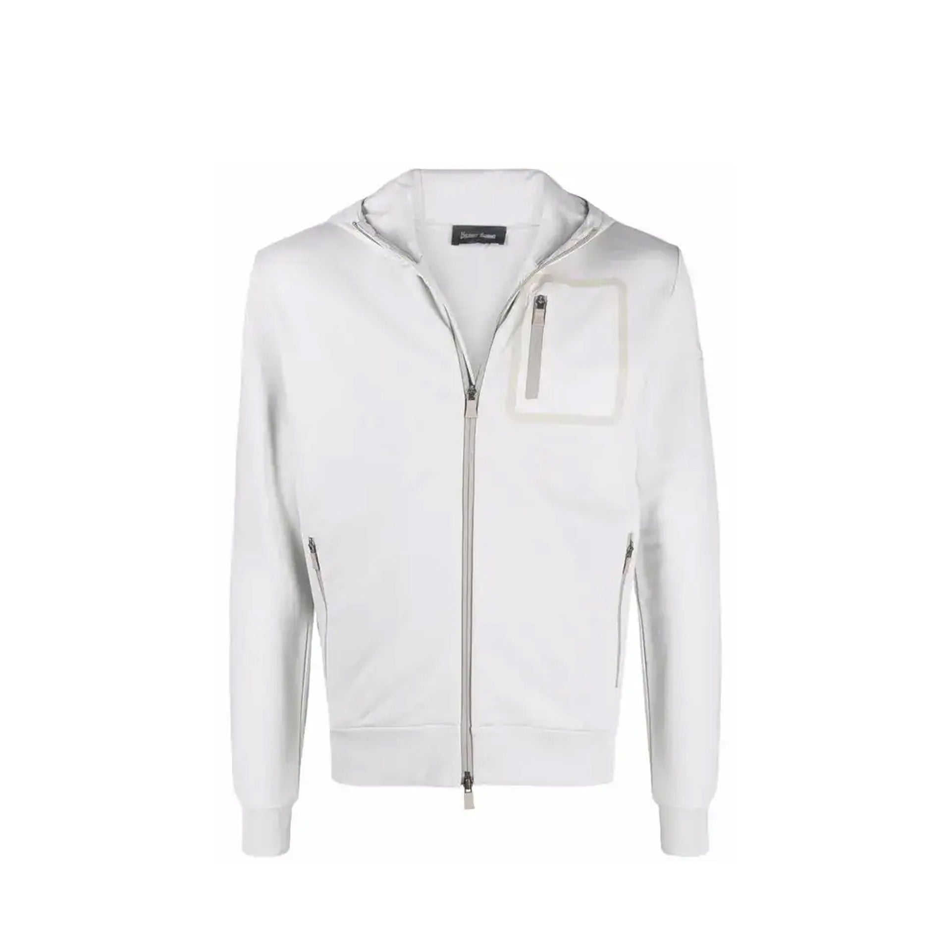 Herno Hooded Sweatshirt Gray Cotton