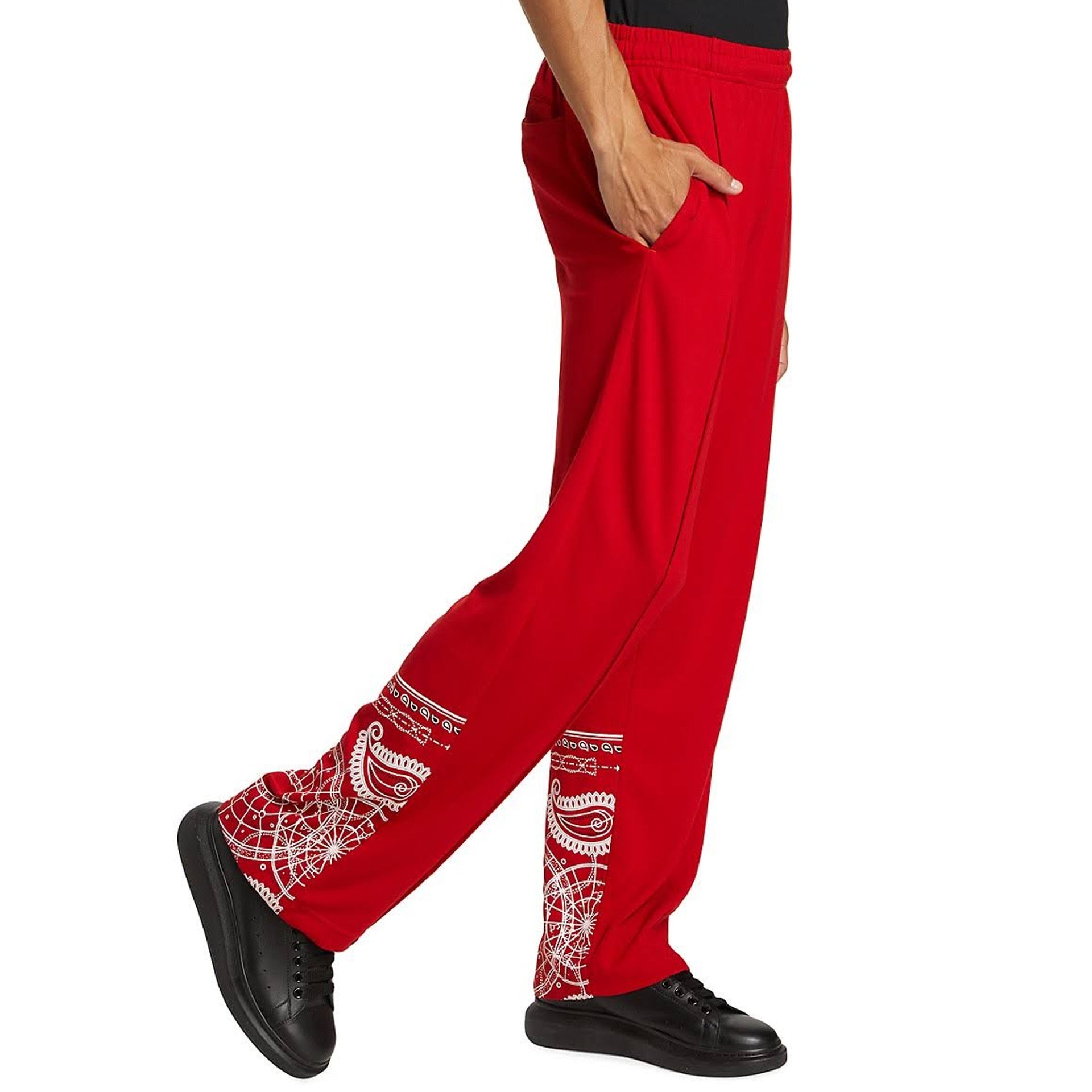County Of Milan Track Pants Red Elastane Polyamide Viscose