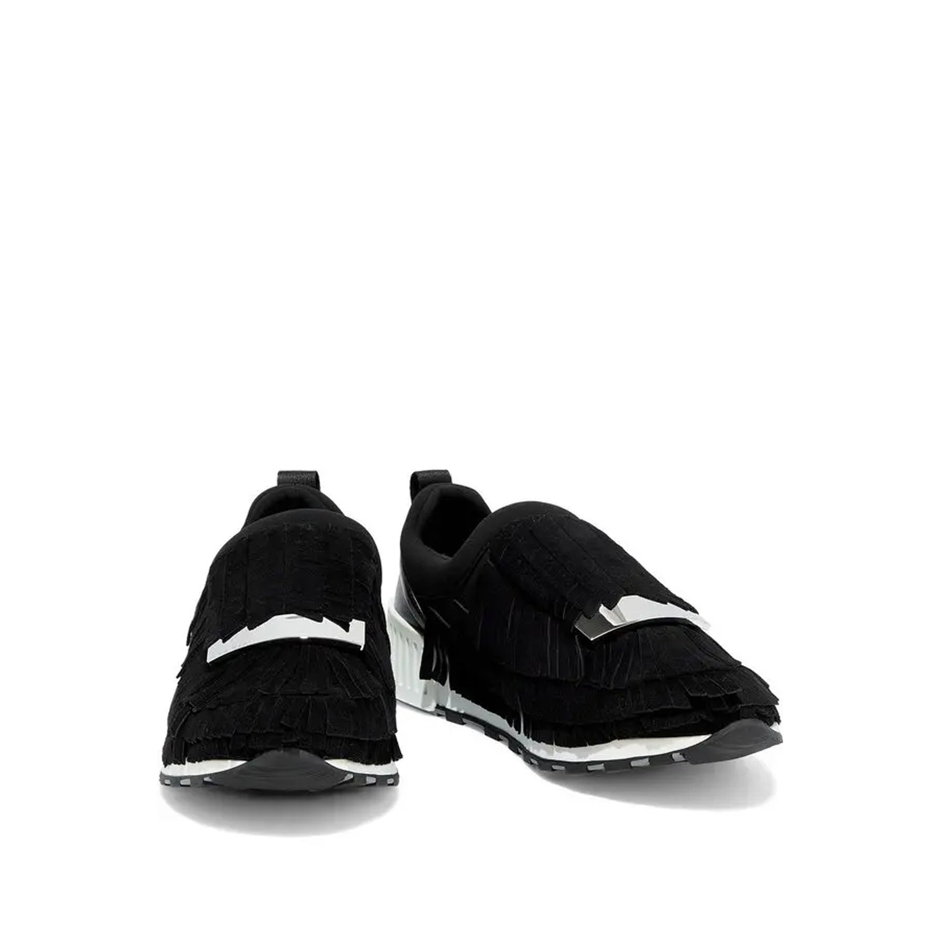 Sergio Rossi Sr1 Running Sneakers Black Fabric