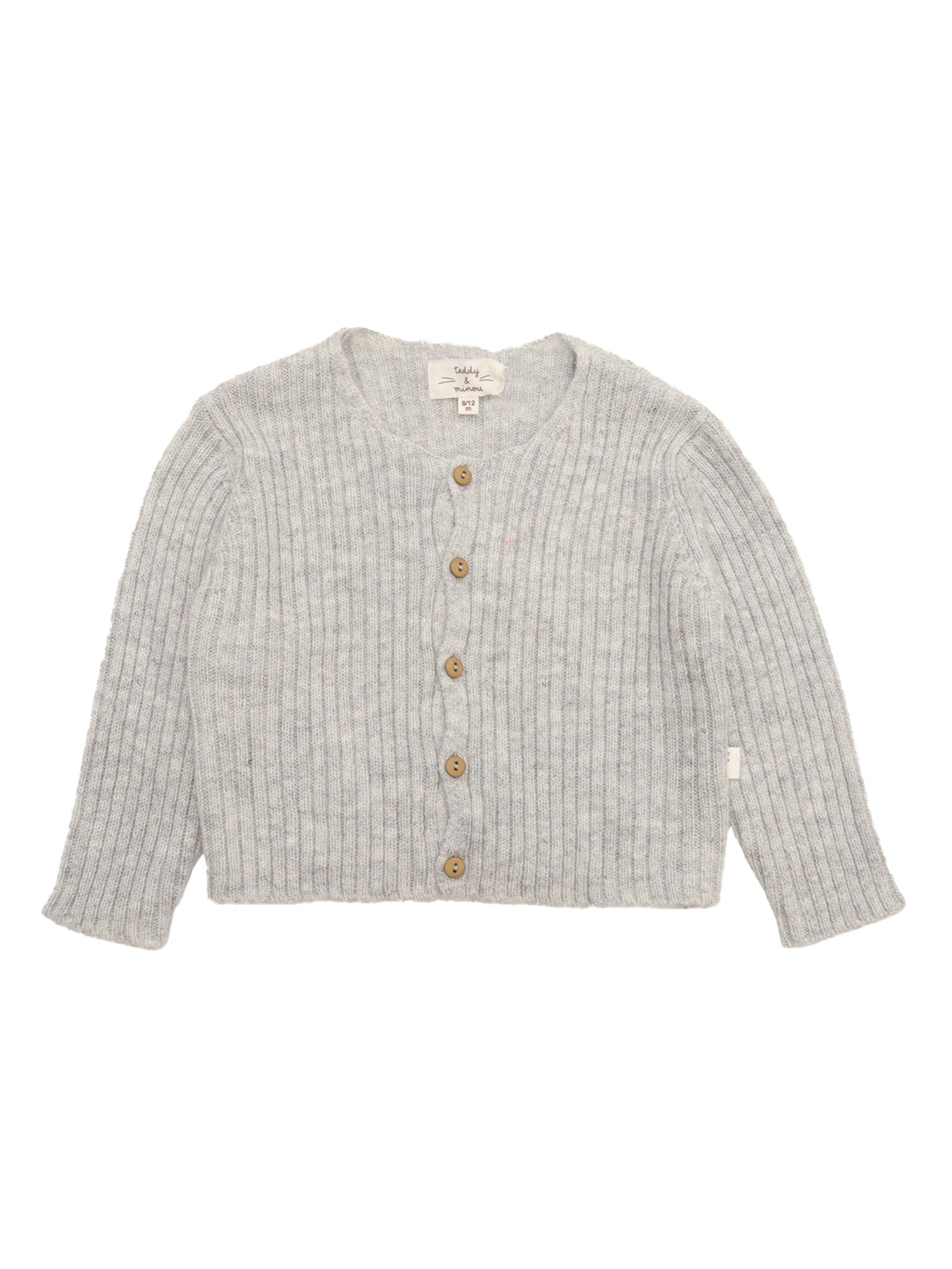Sweater Grey Polyamide Wool Alpaca Mohair Crewneck