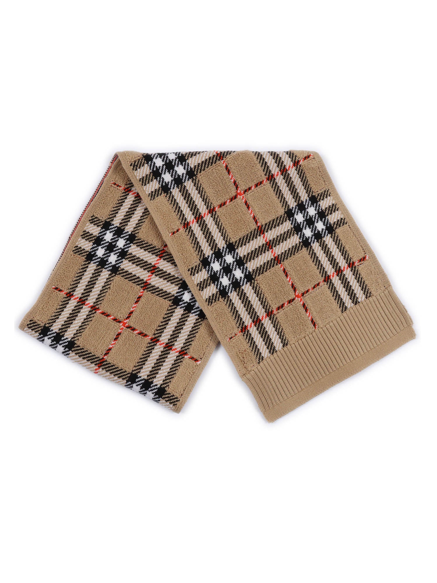 Chw Scarves Beige Wool