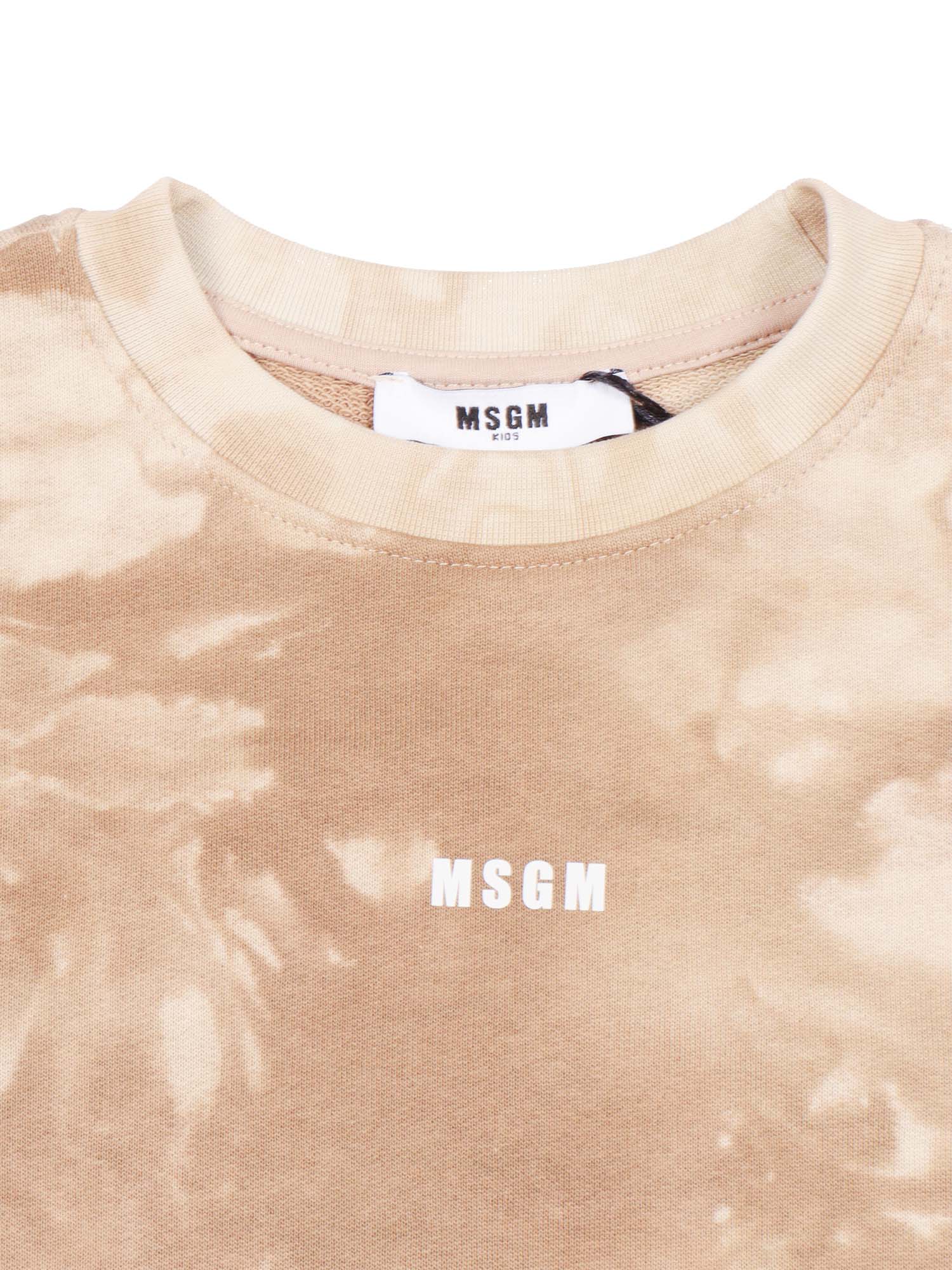 SWEATSHIRT BOY Beige Cotton