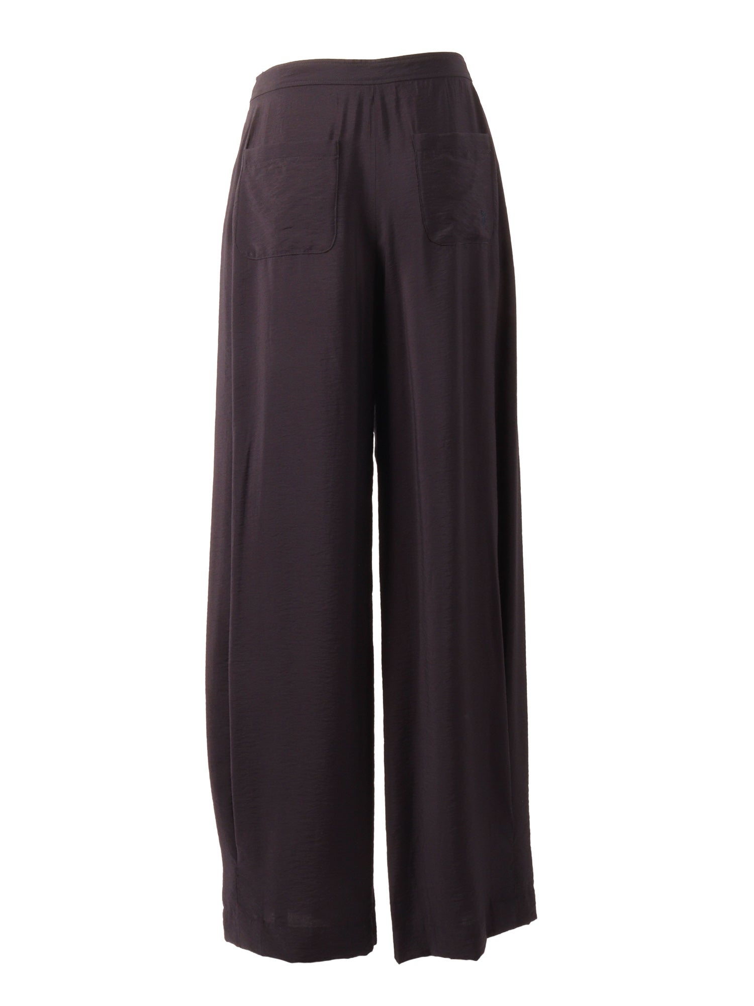 TROUSER Blue Viscose Polyamide Pant