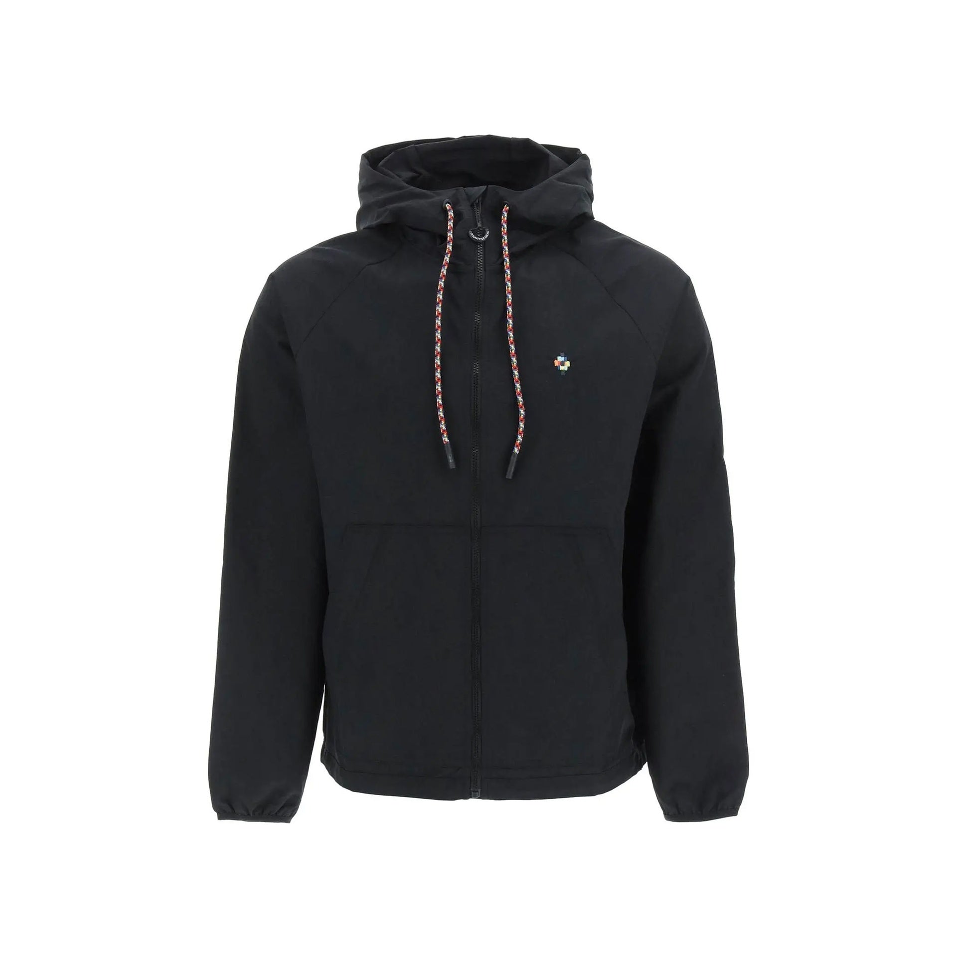 County Of Milan Windbreaker Jacket Black Polyamide