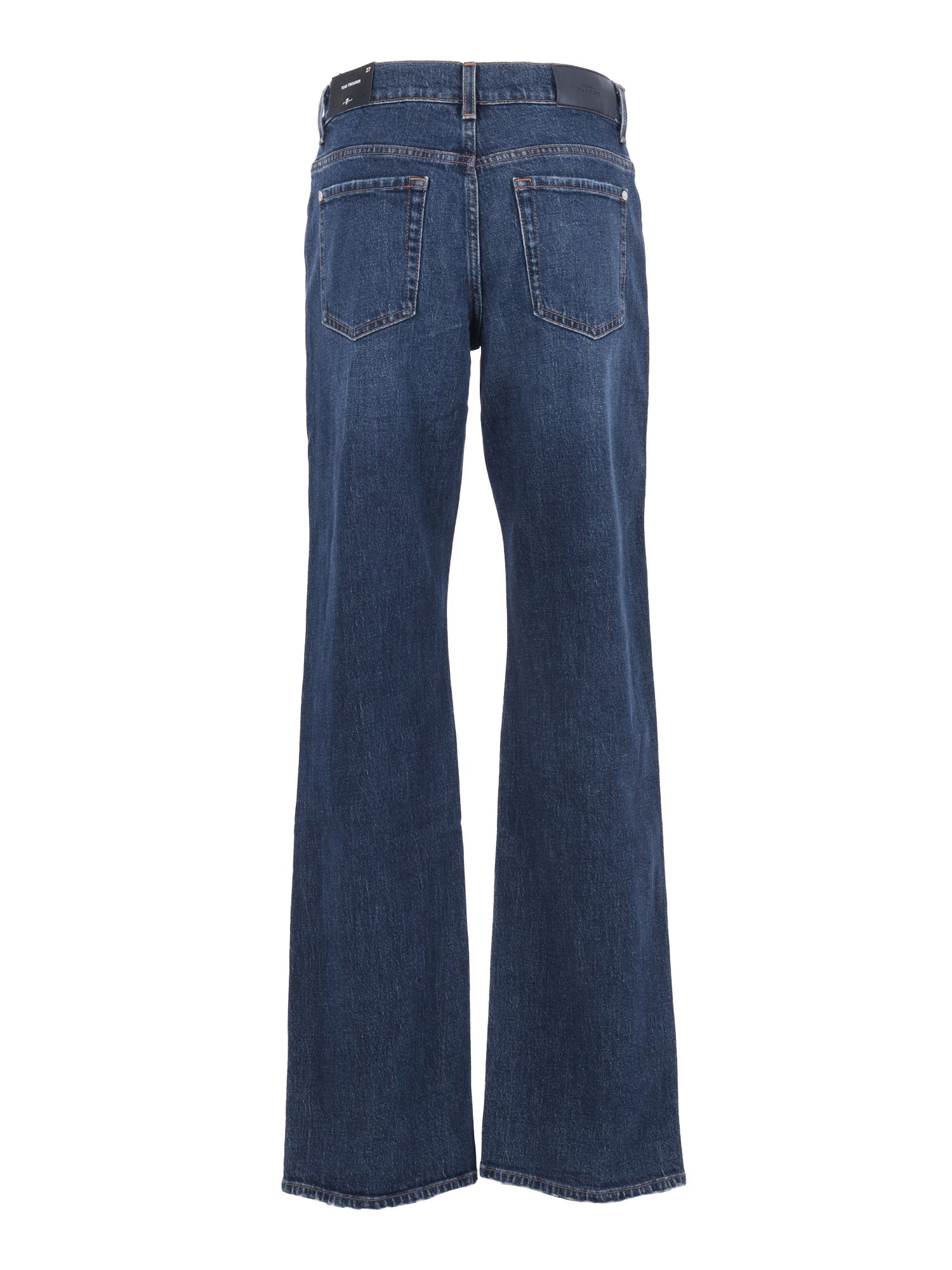 TESS TROUSER Radar Blue Cotton Elastane Jean