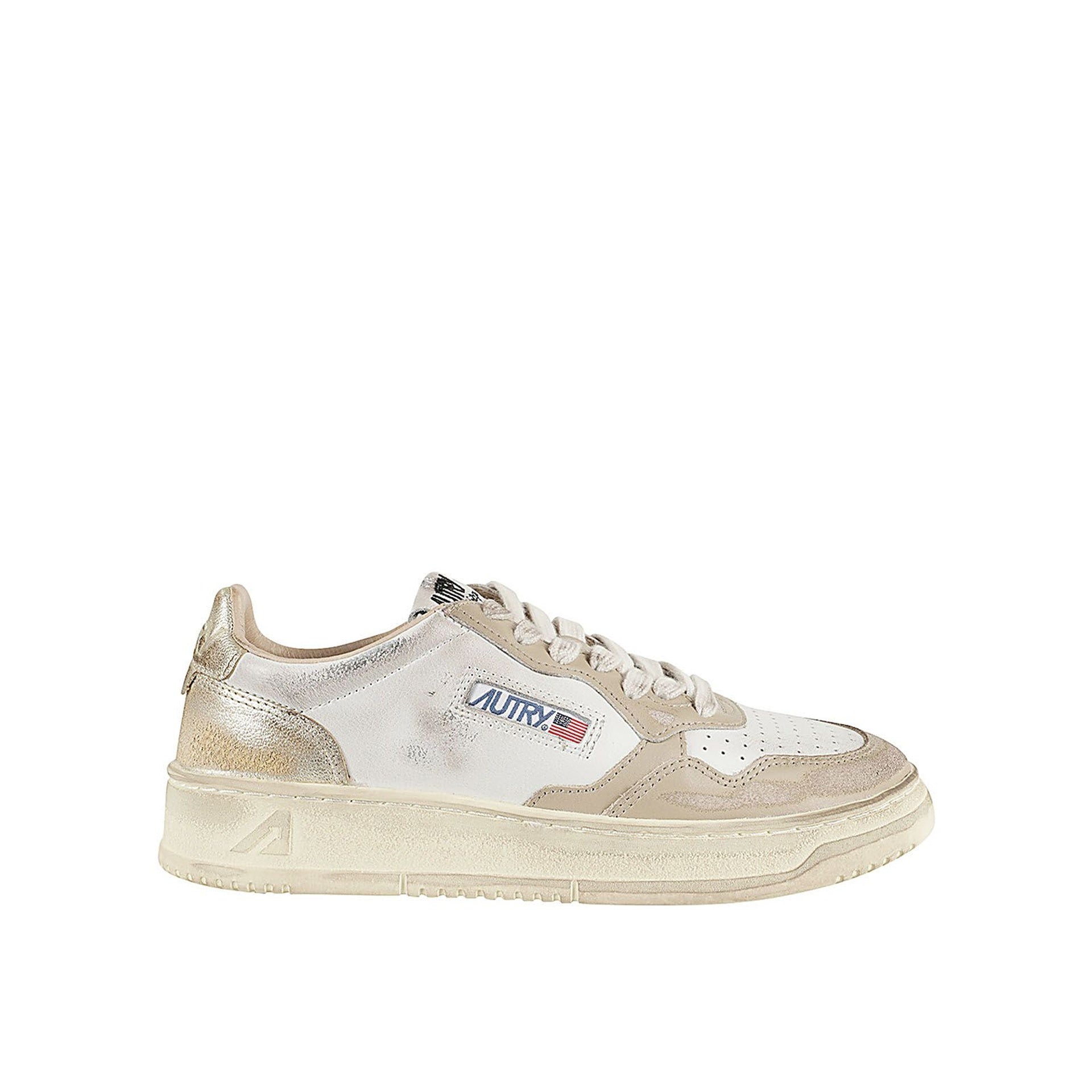 Autry Super Vintage Low Sneakers Beige Leather
