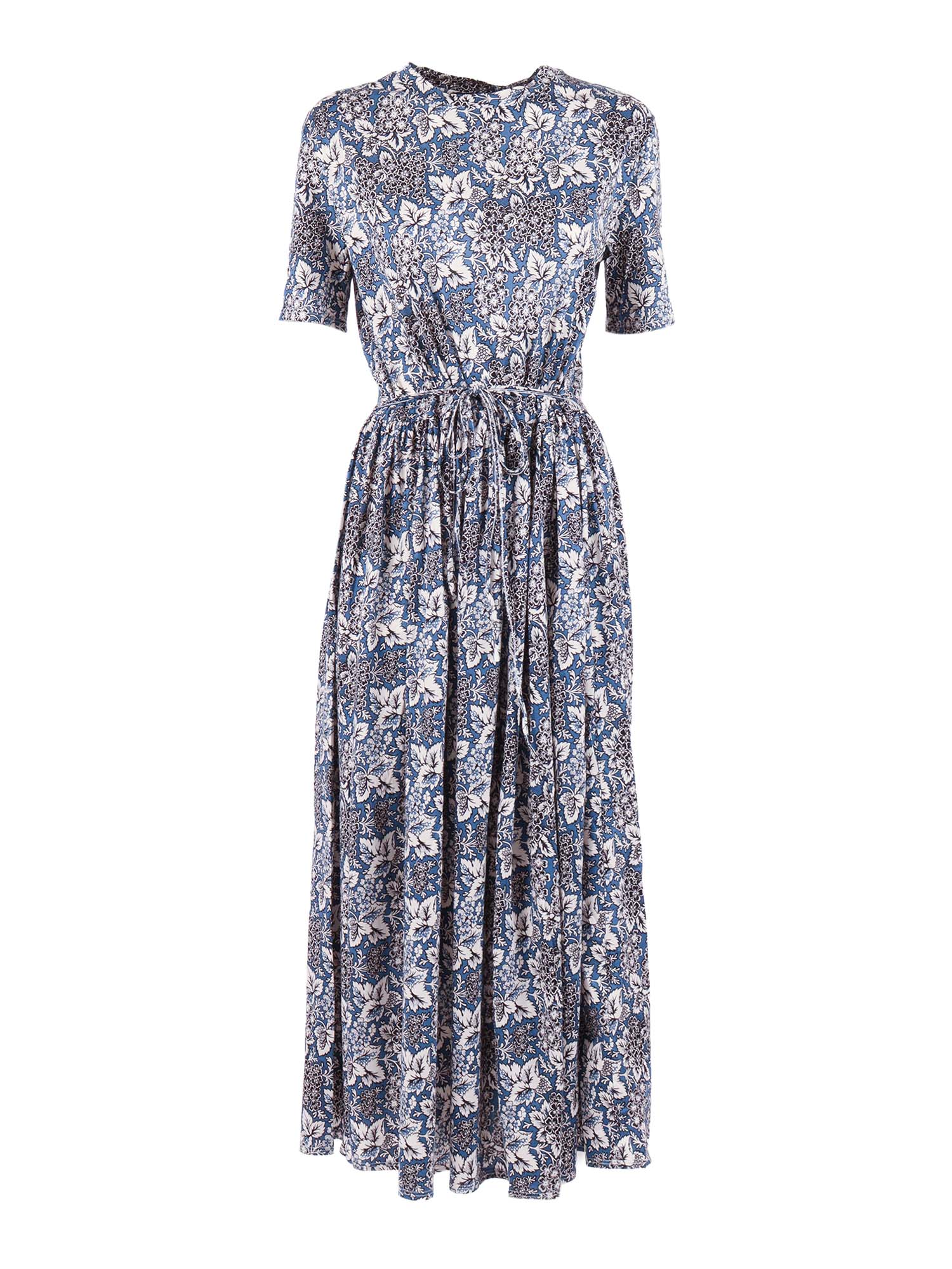 DRESS Light Blue Cotton Midi