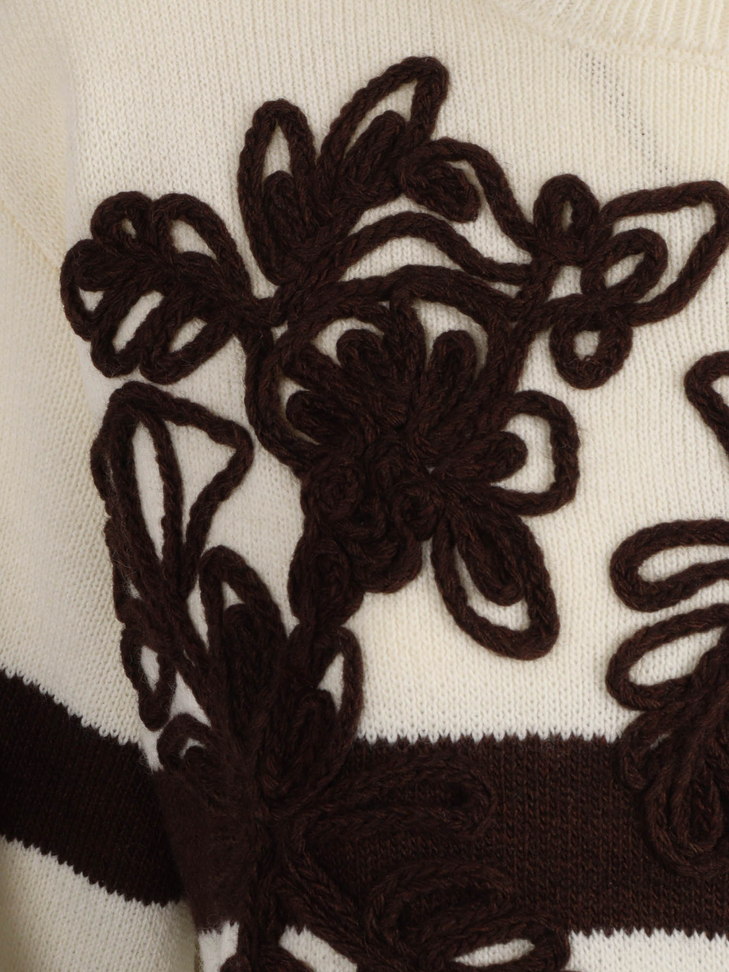 High Neck Sweater White Turtleneck