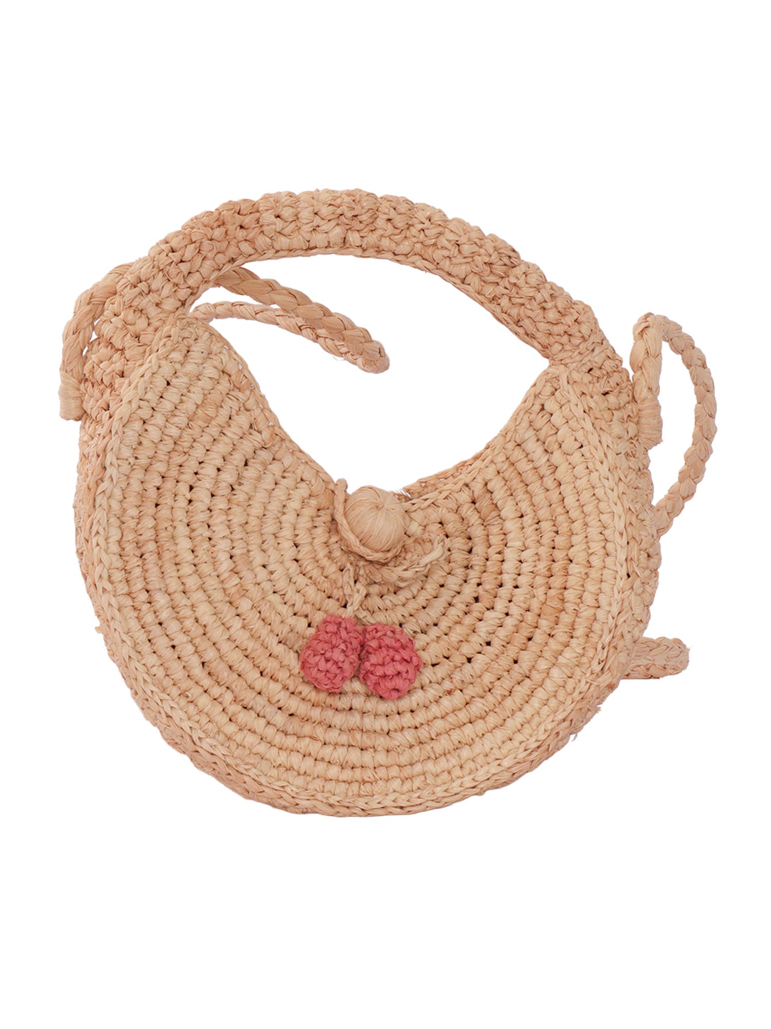 LOULOU BAG Beige Raffia Handbag