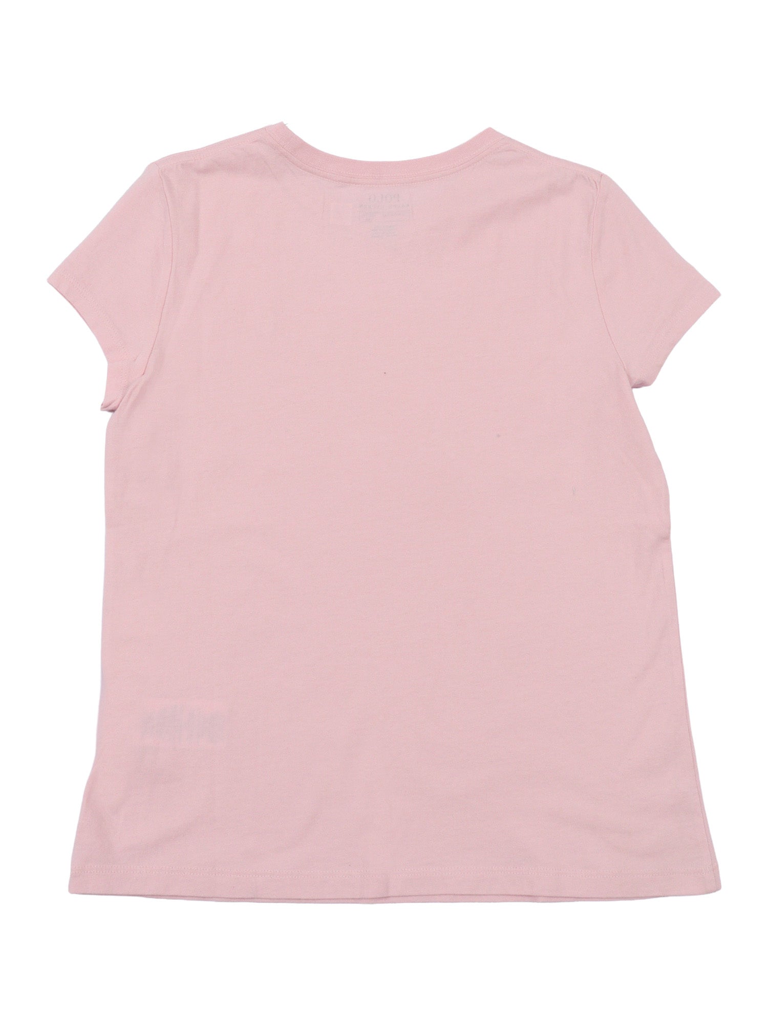 SS CN TEE-TOPS-KNIT Pink Cotton Short Sleeves T-shirt