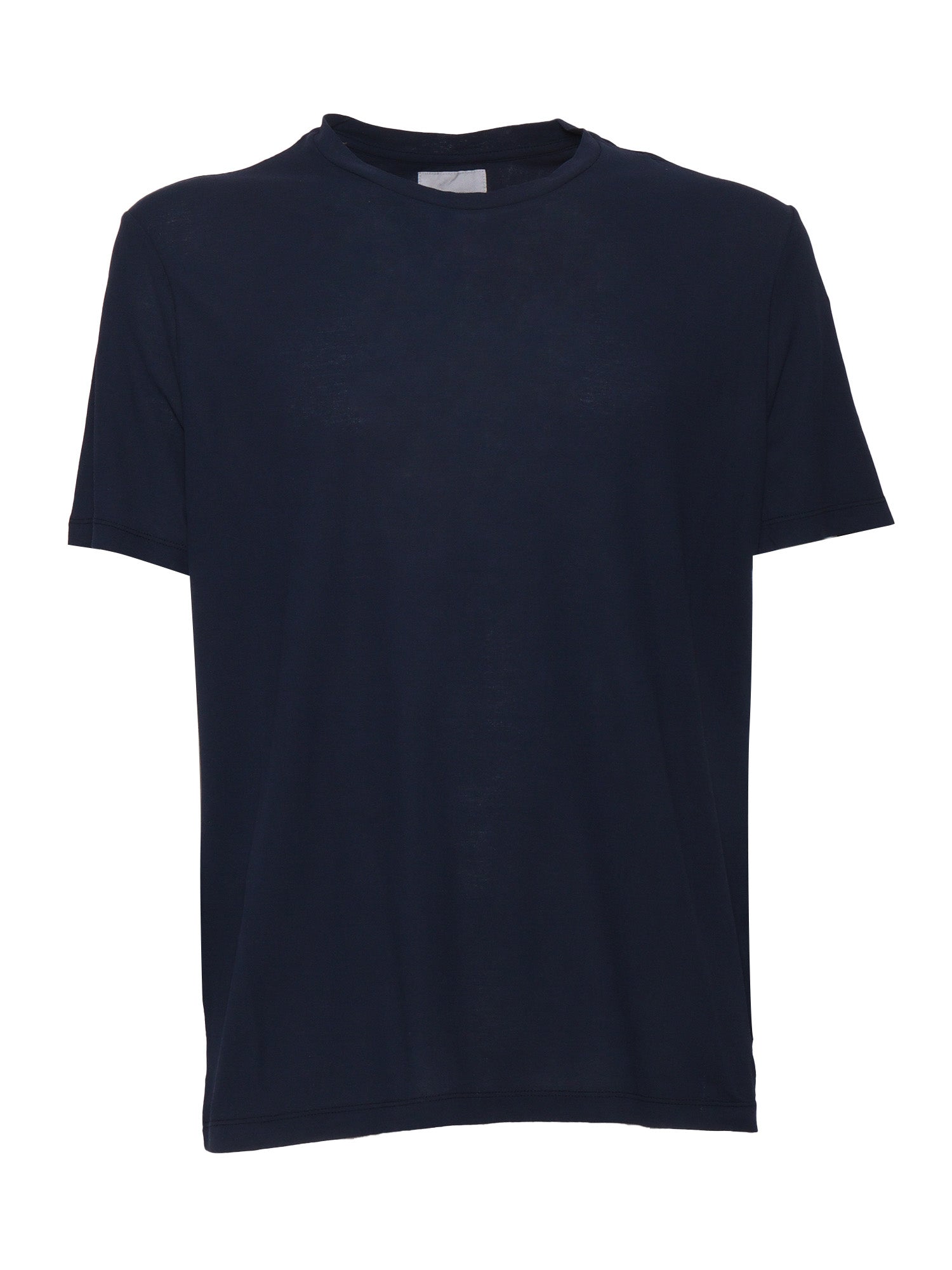 T-SHIRT Blue Cotton Short Sleeves
