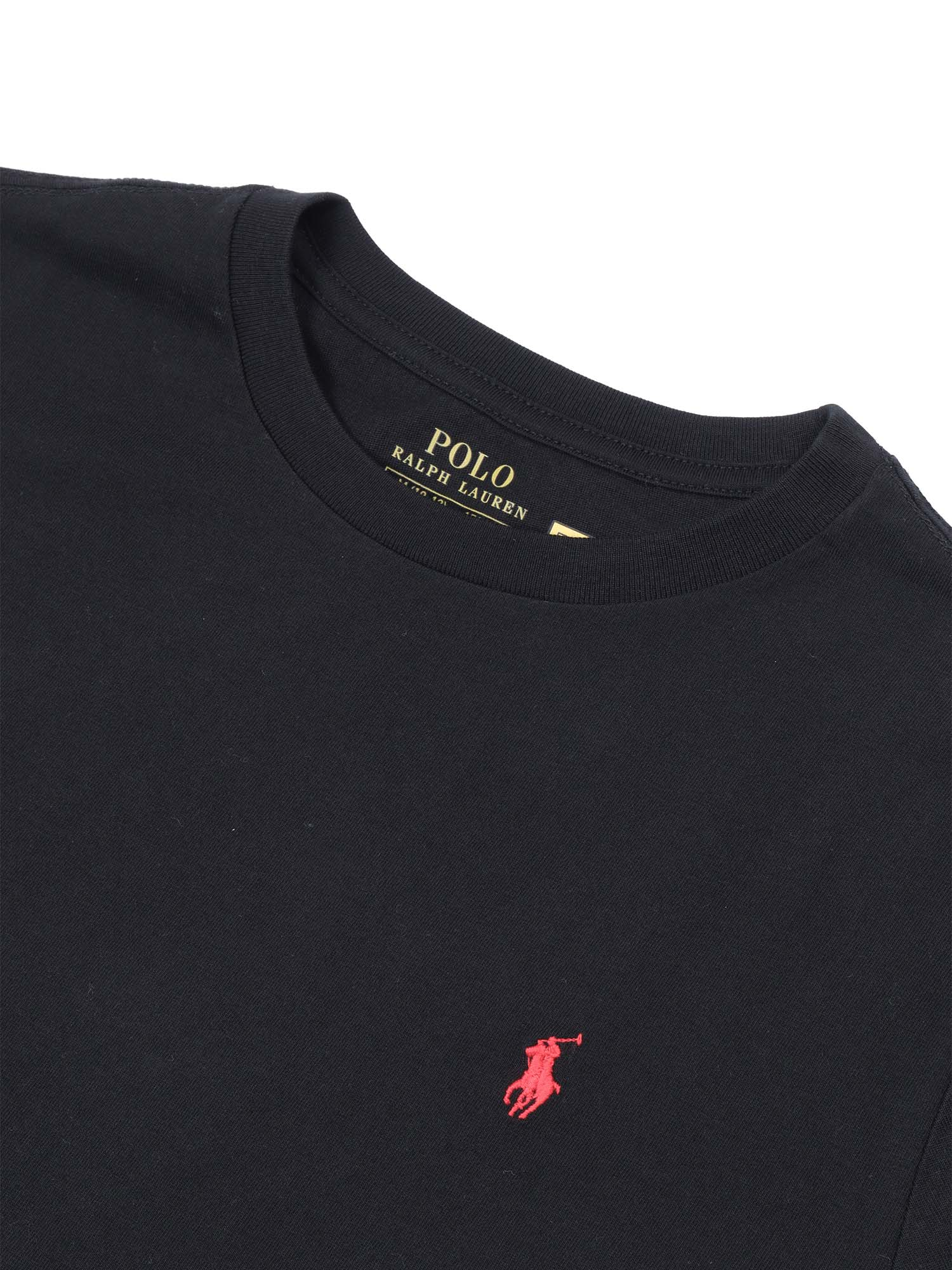 SS CN-TOPS-T-SHIRT Black Cotton Short Sleeves T-shirt