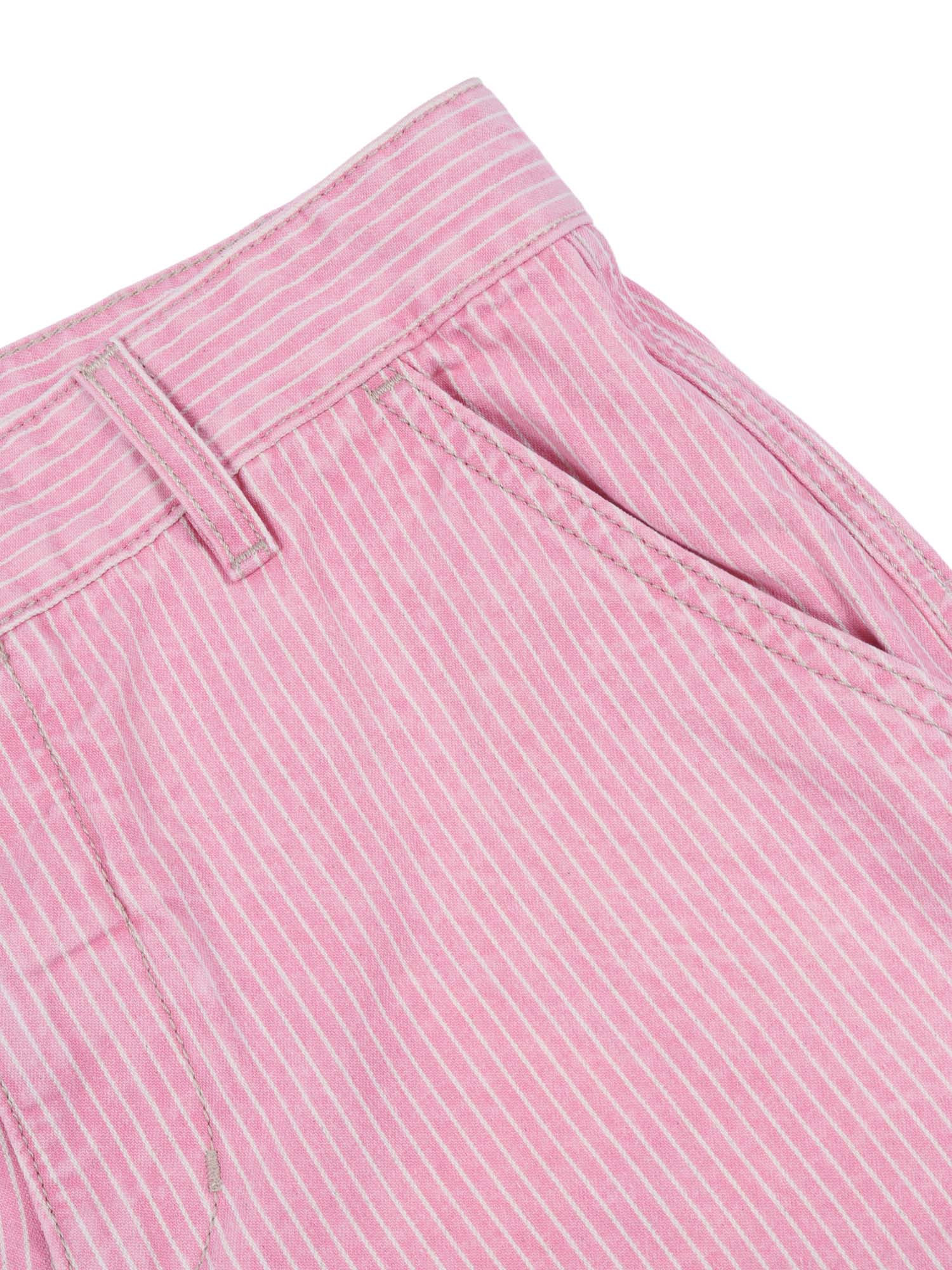 KRISTEN61 S1129 SHORTS Pink Cotton Pocket Lining Bermuda