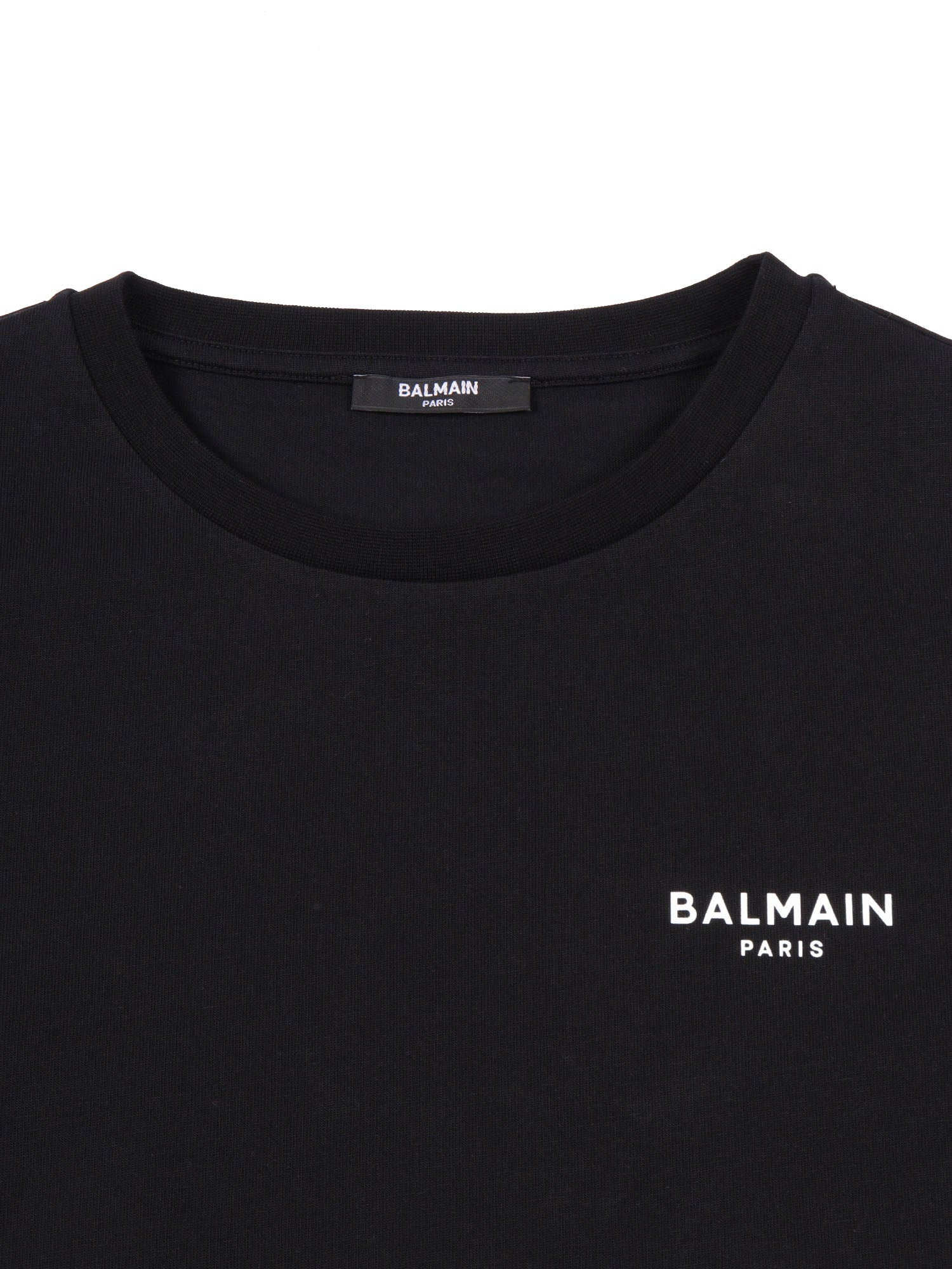 T-SHIRT Black Cotton Elastane Short Sleeves