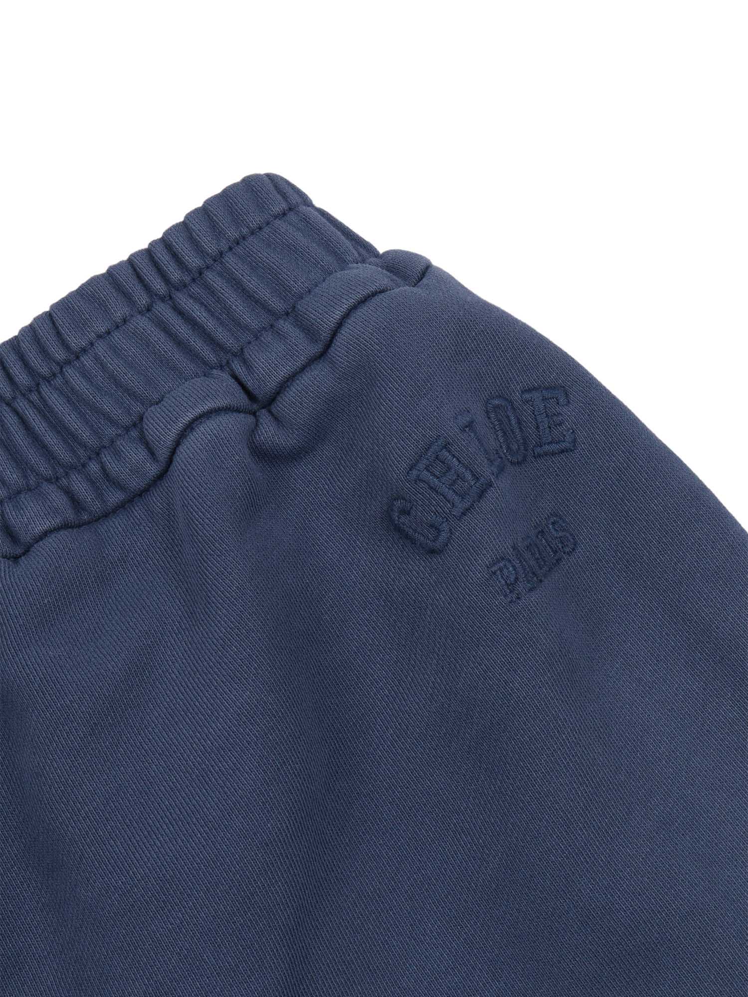 SHORTS Blue Cotton Fabric 2