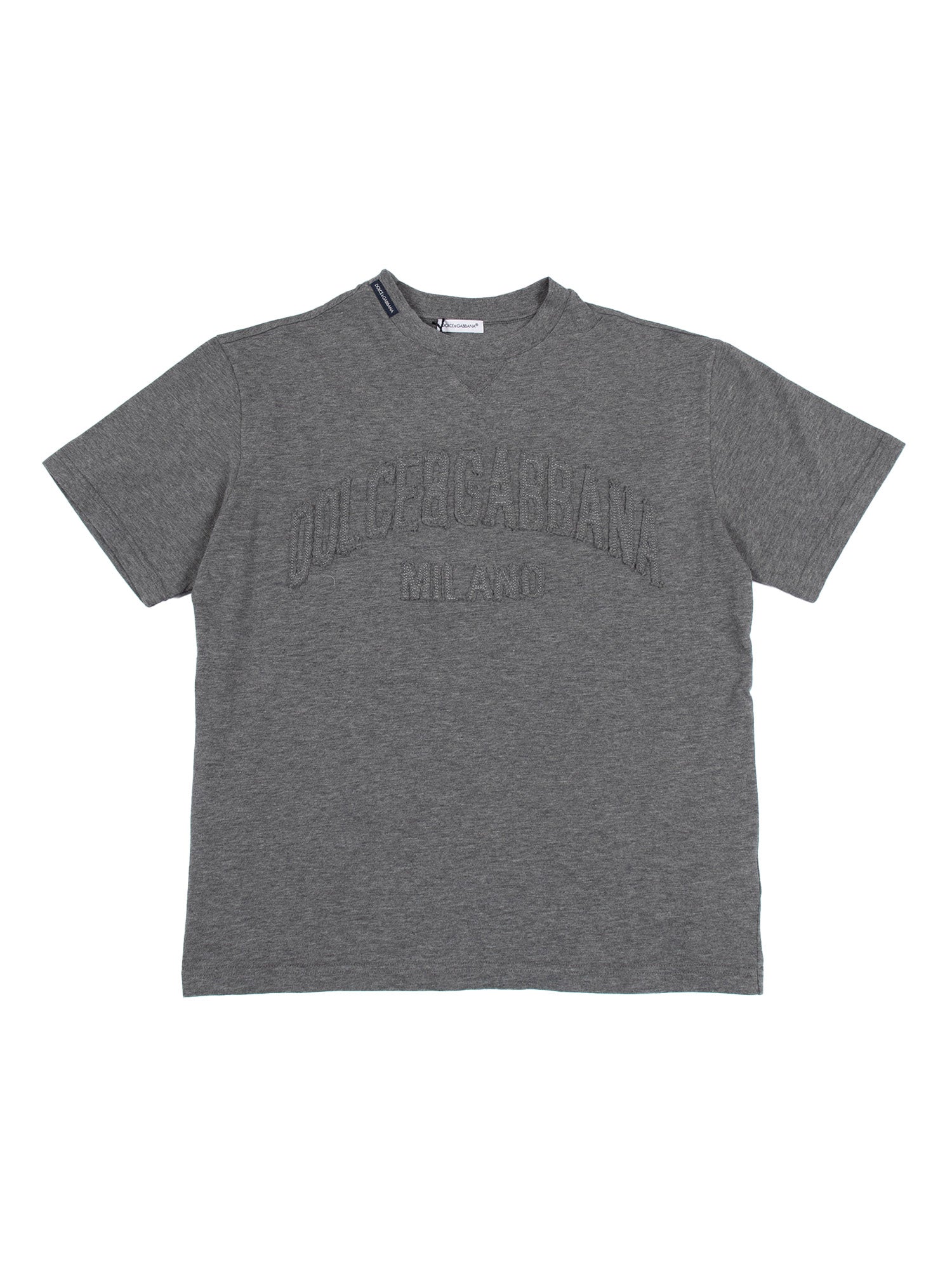 T-Shirt Grey Cotton Long Sleeves