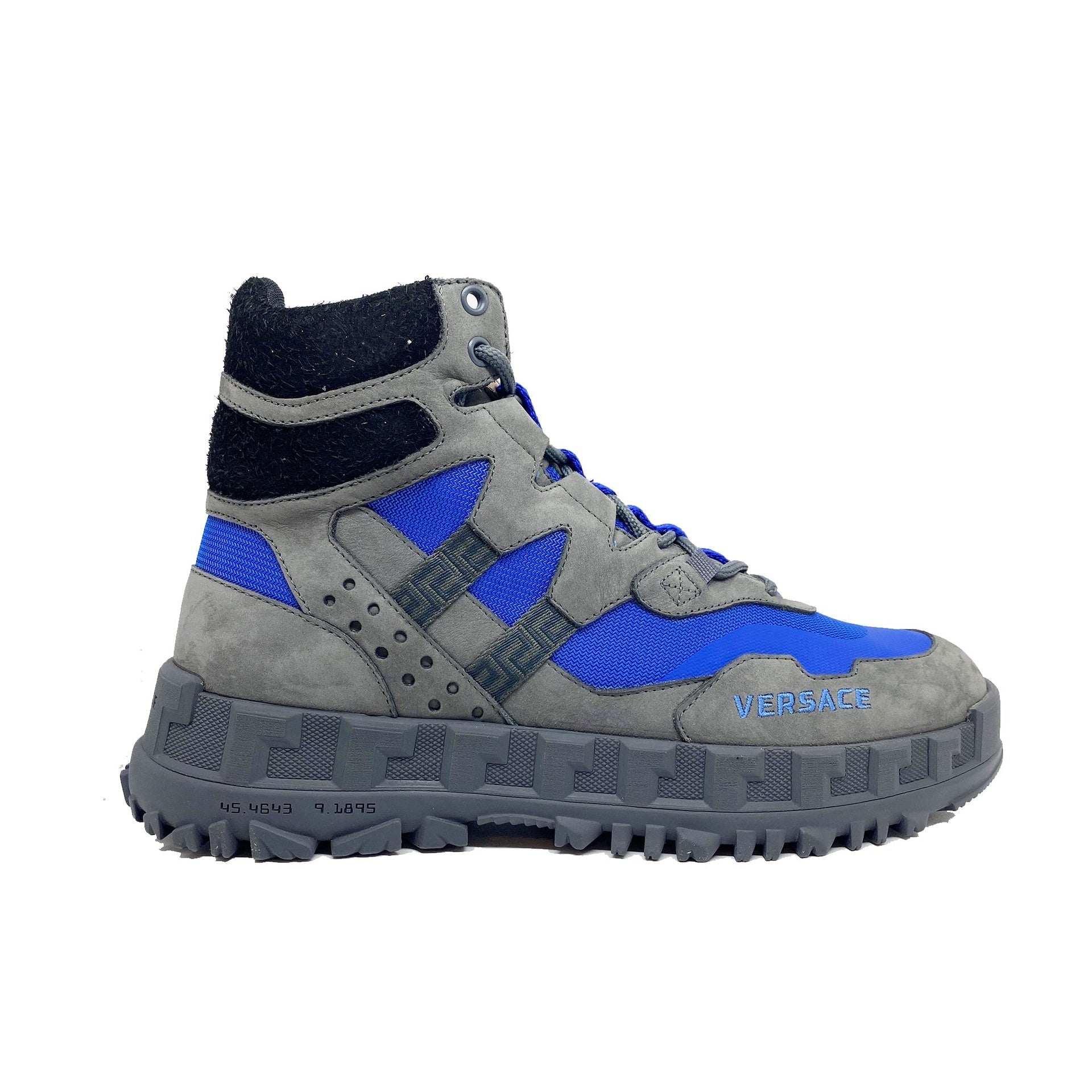 Suede Hiking Boots Gray Leather