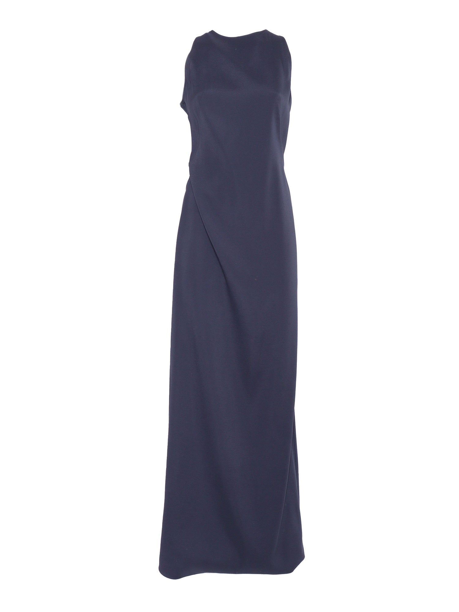 Long blue dress Acetate Viscose Elastane Midi